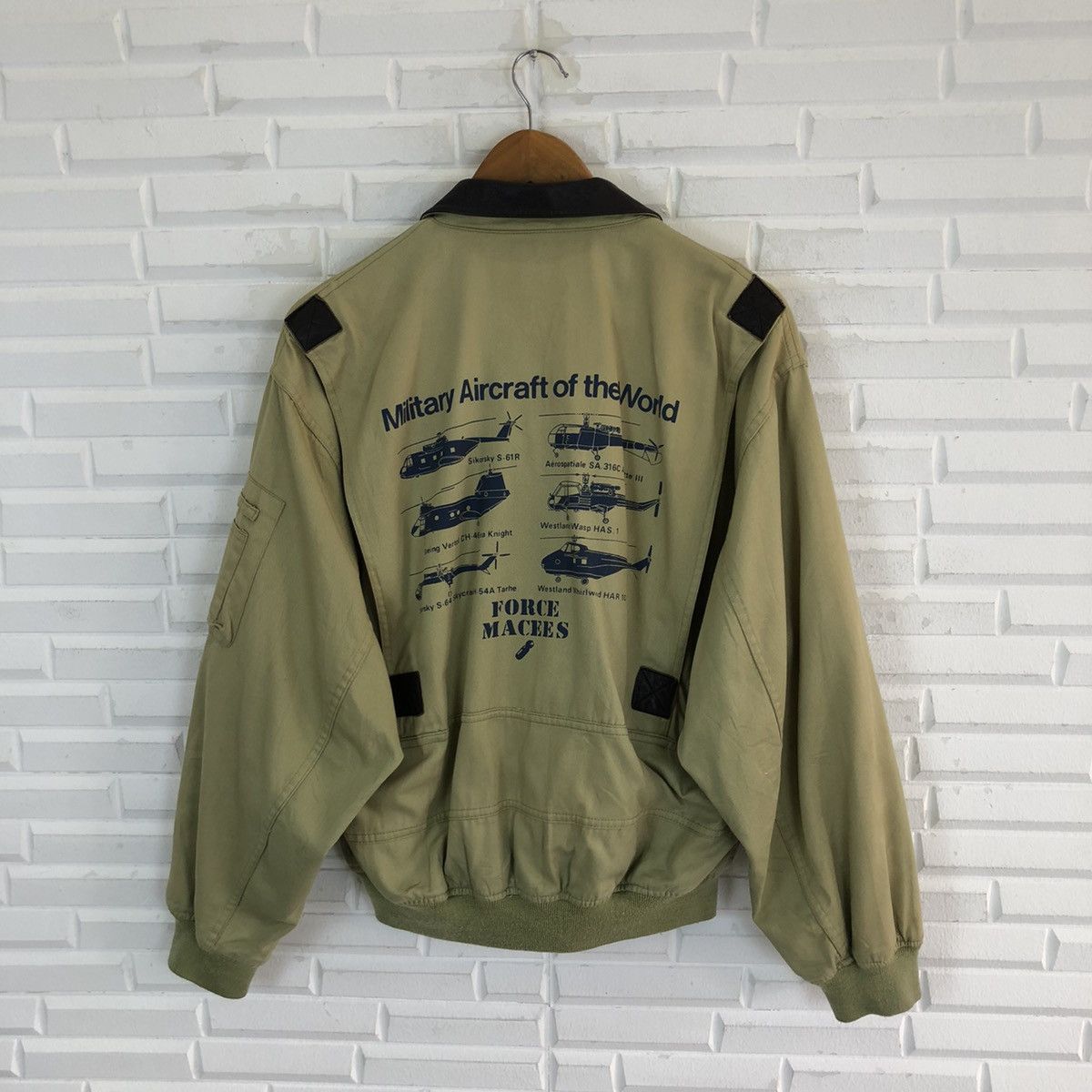 Aeronautica Militare US AIR FORCE MILITARY AIRCRAFT BOMBER JACKET Size US M / EU 48-50 / 2 - 5 Thumbnail