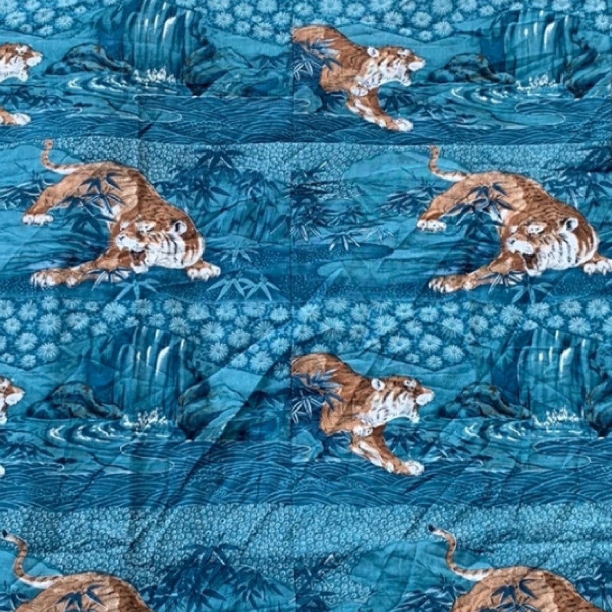 Japanese Brand × Vintage Japanese Traditional Kimono Tiger Motif Full Print Size US M / EU 48-50 / 2 - 7 Thumbnail