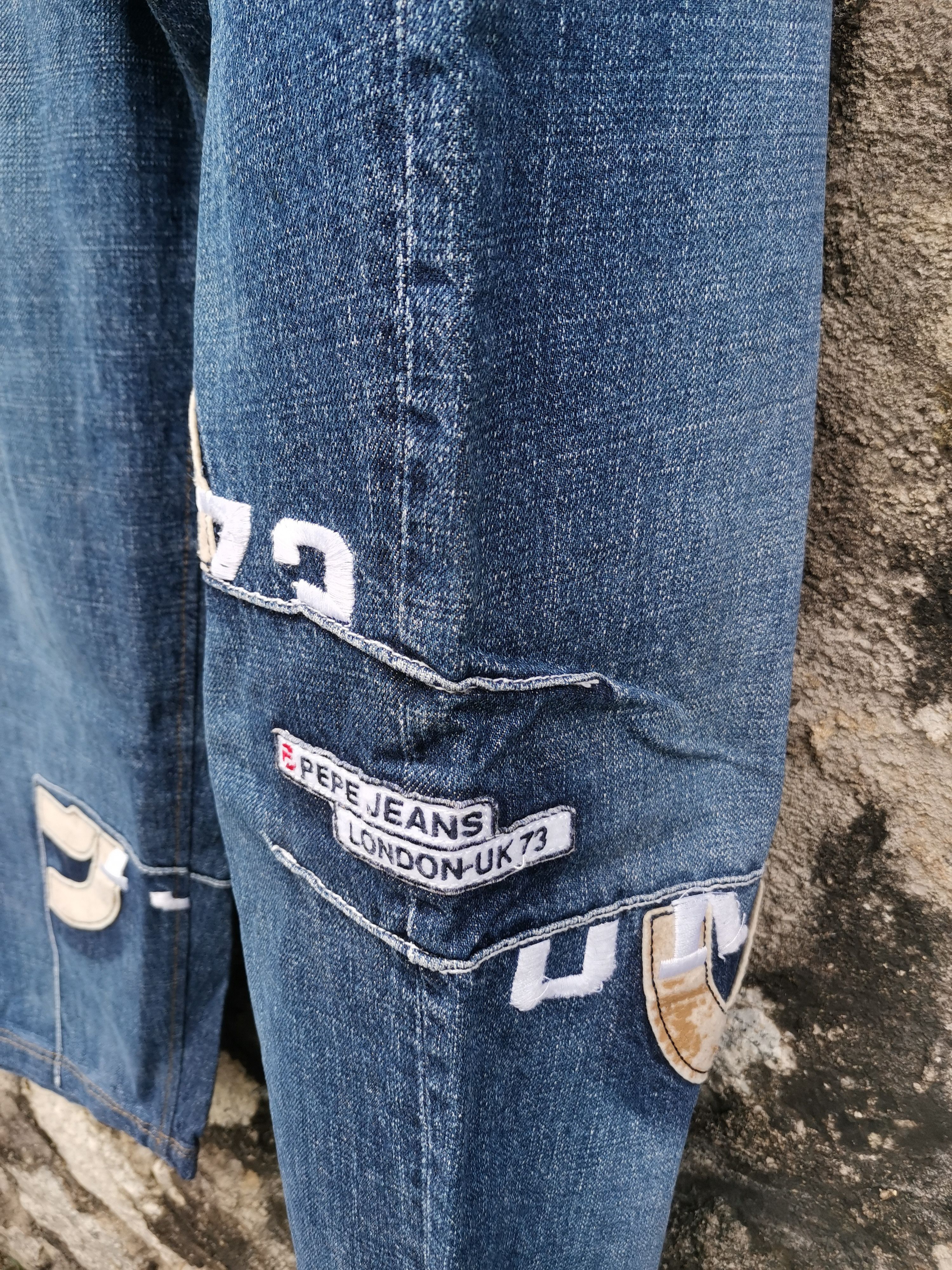 Japanese Brand Vintage Japanese Brand Pepe Jeans United Kingdom Baggy Jeans Size US 41 - 3 Thumbnail