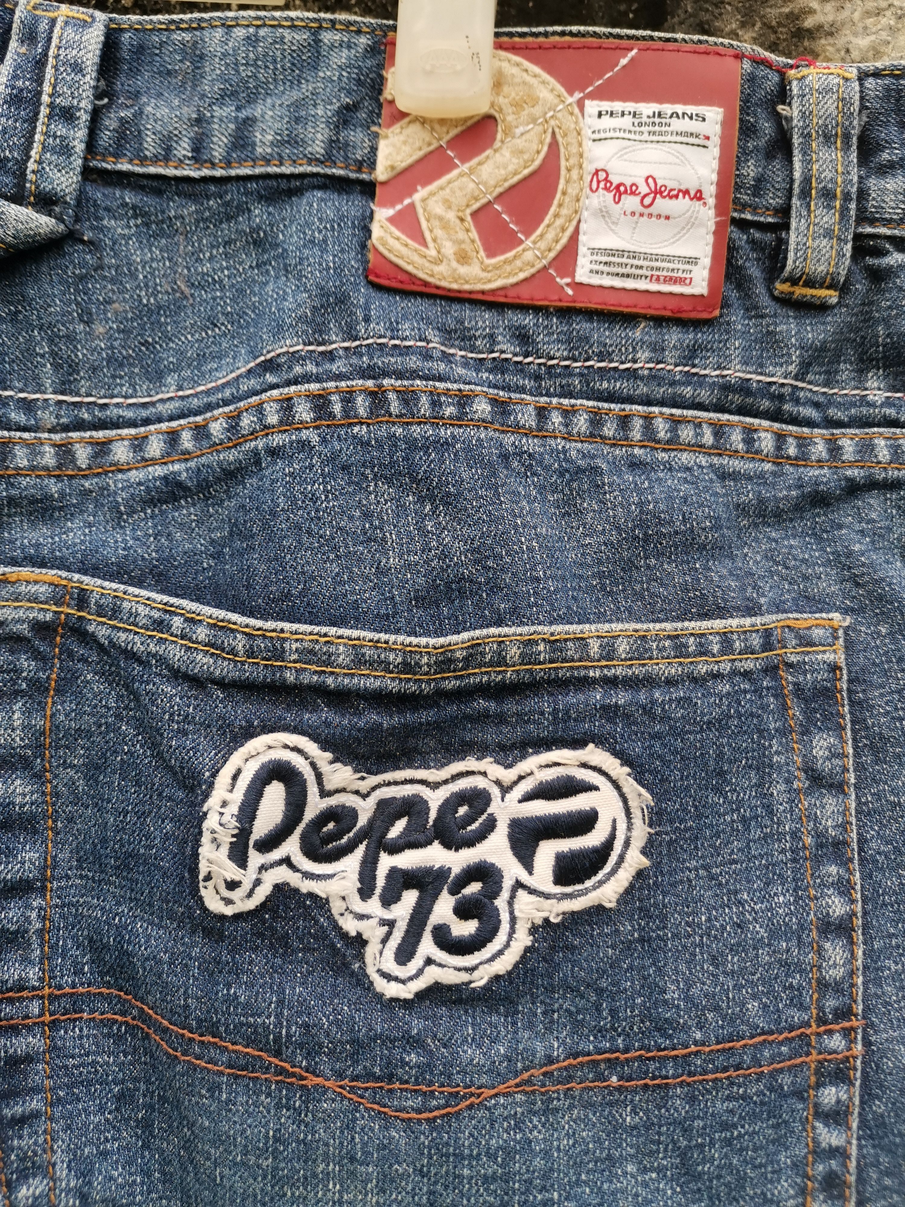 Japanese Brand Vintage Japanese Brand Pepe Jeans United Kingdom Baggy Jeans Size US 41 - 5 Thumbnail