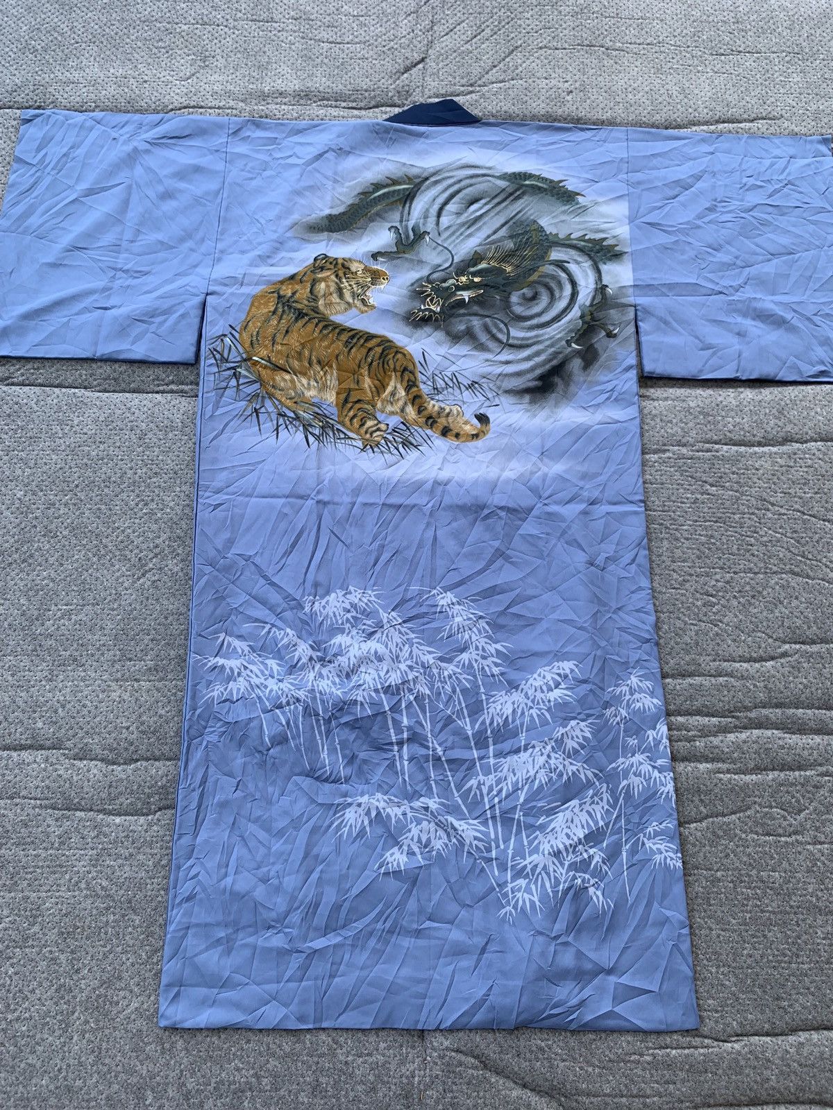 Japanese Brand × Vintage Japanese Traditional Kimono Tiger & Dragon Motif Size US M / EU 48-50 / 2 - 2 Thumbnail