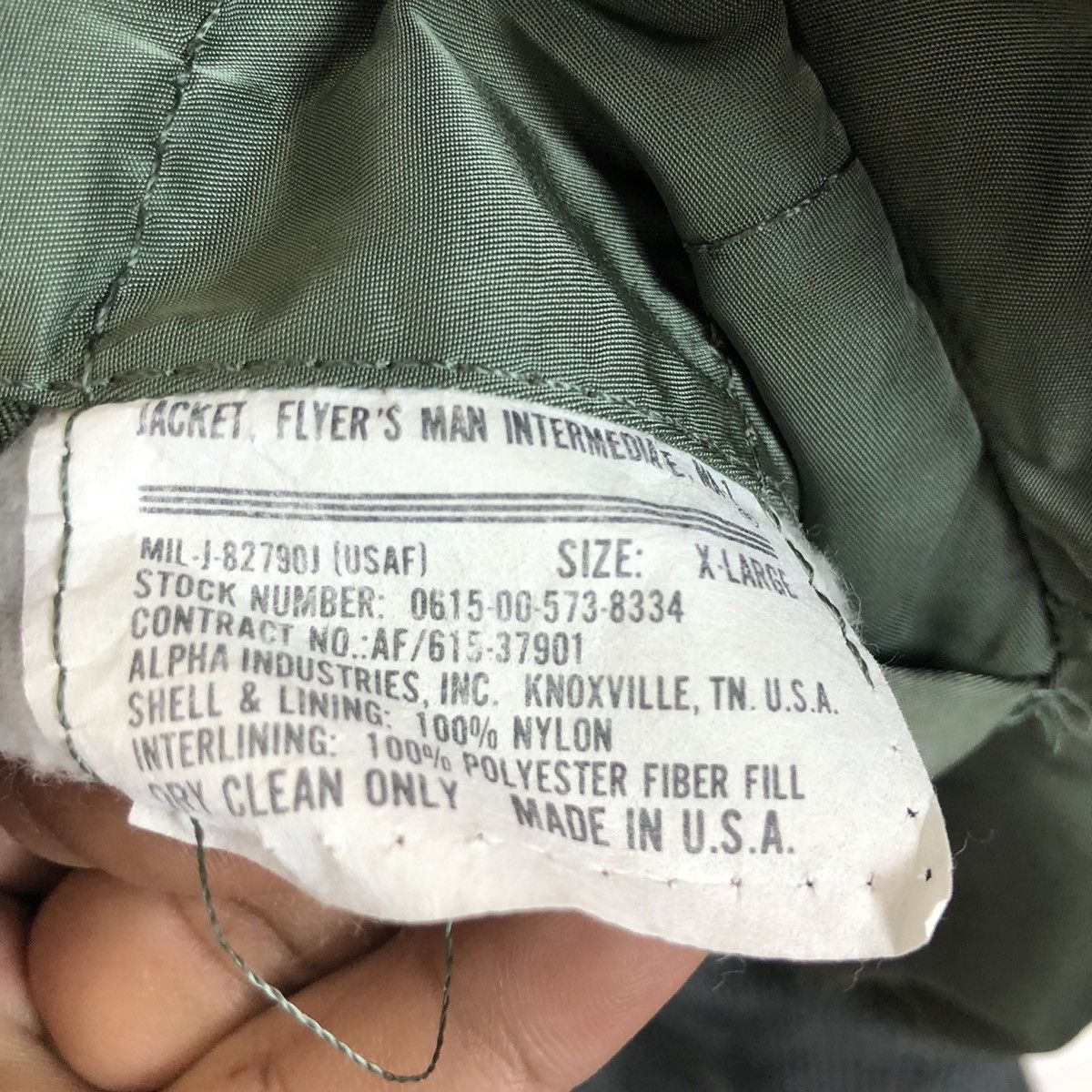 Alpha Industries × Vintage ALPHA INDUSTRIES BOMBER FLIGHT JACKET Size US XL / EU 56 / 4 - 15 Thumbnail