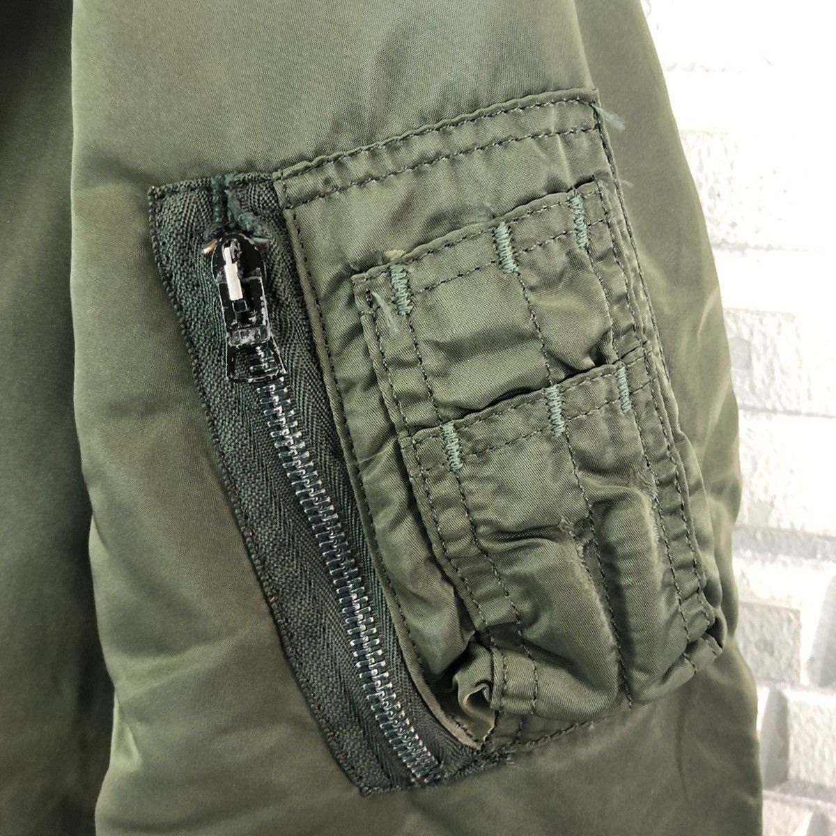 Alpha Industries × Vintage ALPHA INDUSTRIES BOMBER FLIGHT JACKET Size US XL / EU 56 / 4 - 13 Thumbnail