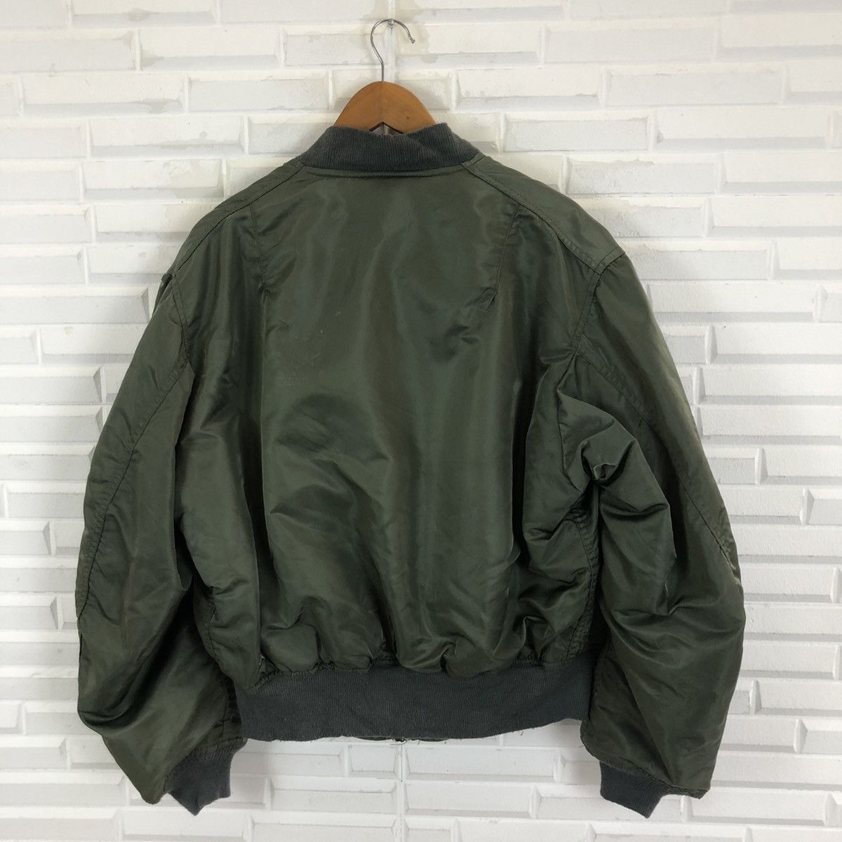 Alpha Industries × Vintage ALPHA INDUSTRIES BOMBER FLIGHT JACKET Size US XL / EU 56 / 4 - 6 Thumbnail
