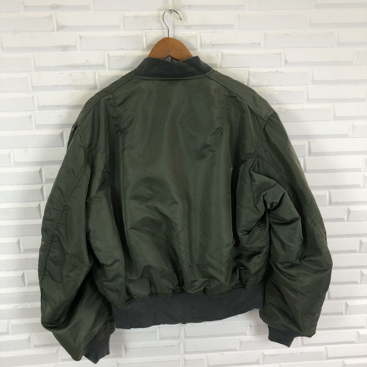 Alpha Industries × Vintage ALPHA INDUSTRIES BOMBER FLIGHT JACKET Size US XL / EU 56 / 4 - 8 Thumbnail