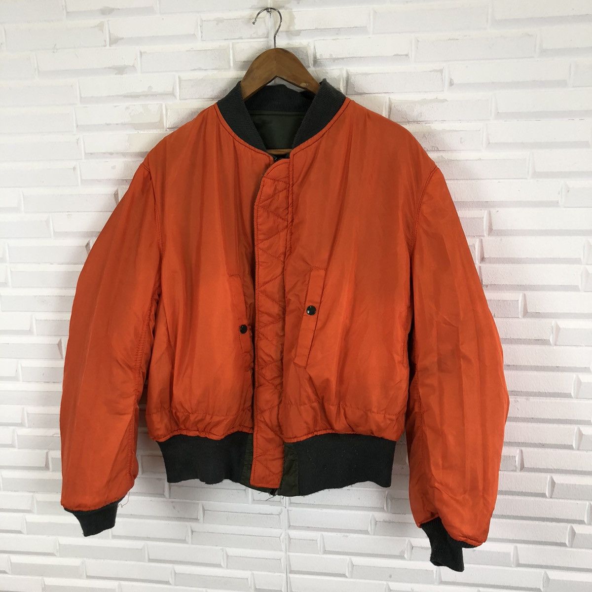 Alpha Industries × Vintage ALPHA INDUSTRIES BOMBER FLIGHT JACKET Size US XL / EU 56 / 4 - 10 Thumbnail
