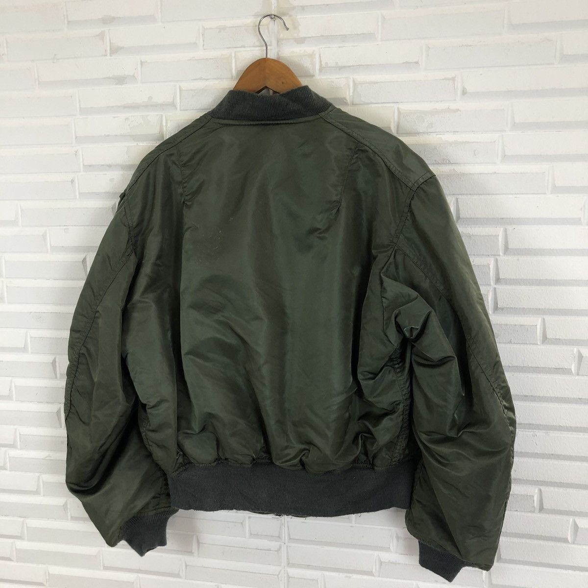 Alpha Industries × Vintage ALPHA INDUSTRIES BOMBER FLIGHT JACKET Size US XL / EU 56 / 4 - 7 Thumbnail