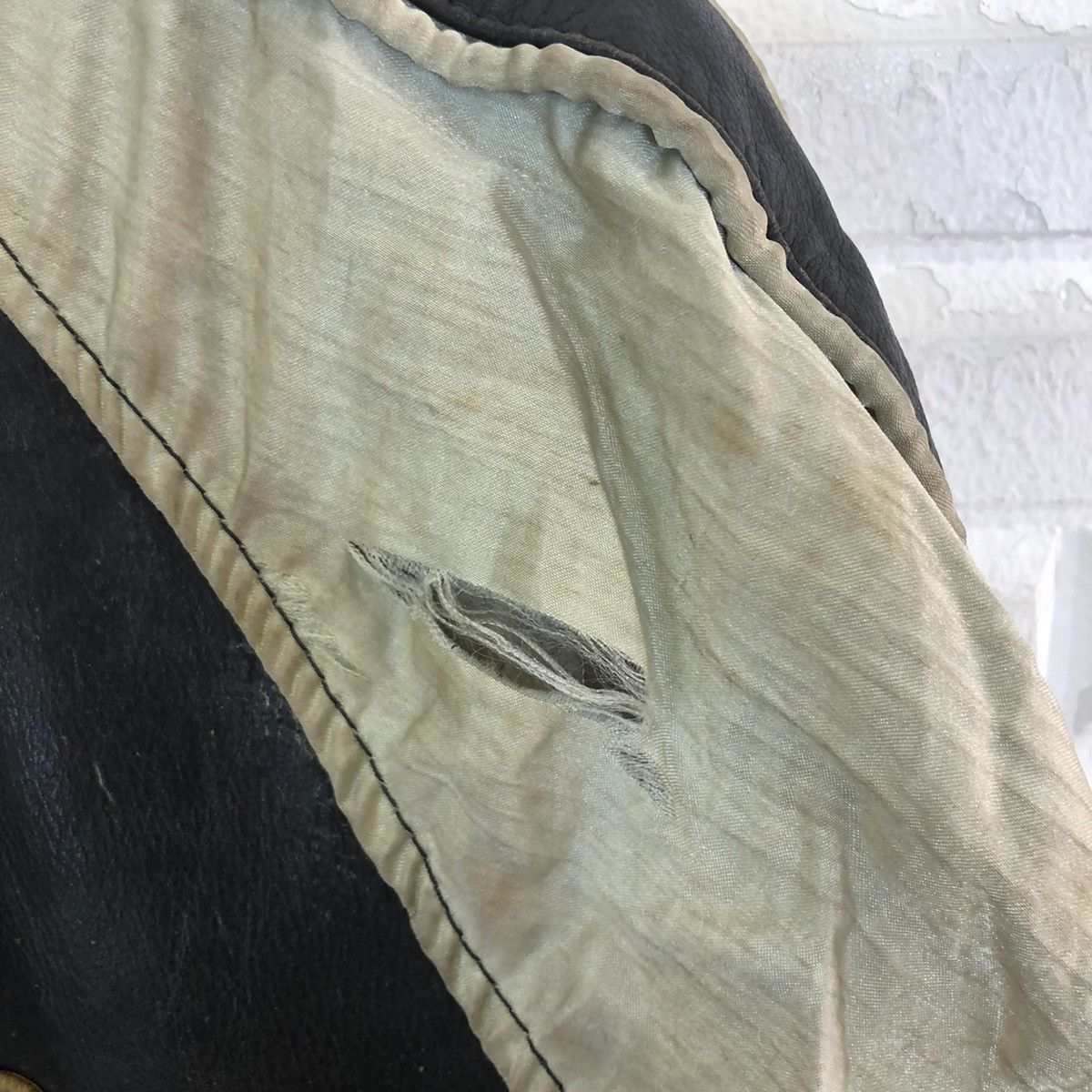 Vintage UNITED STATES AIR FORCE VARSITY LEATHER JACKET Size US XL / EU 56 / 4 - 12 Thumbnail