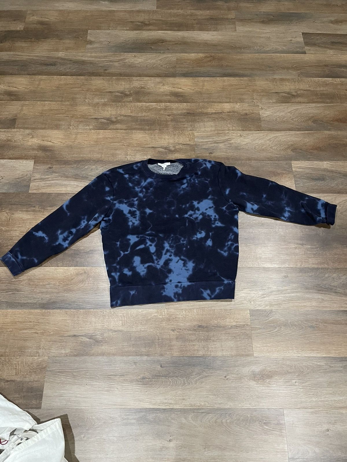 FRAME Dark Blue Embossed Long Sleeve