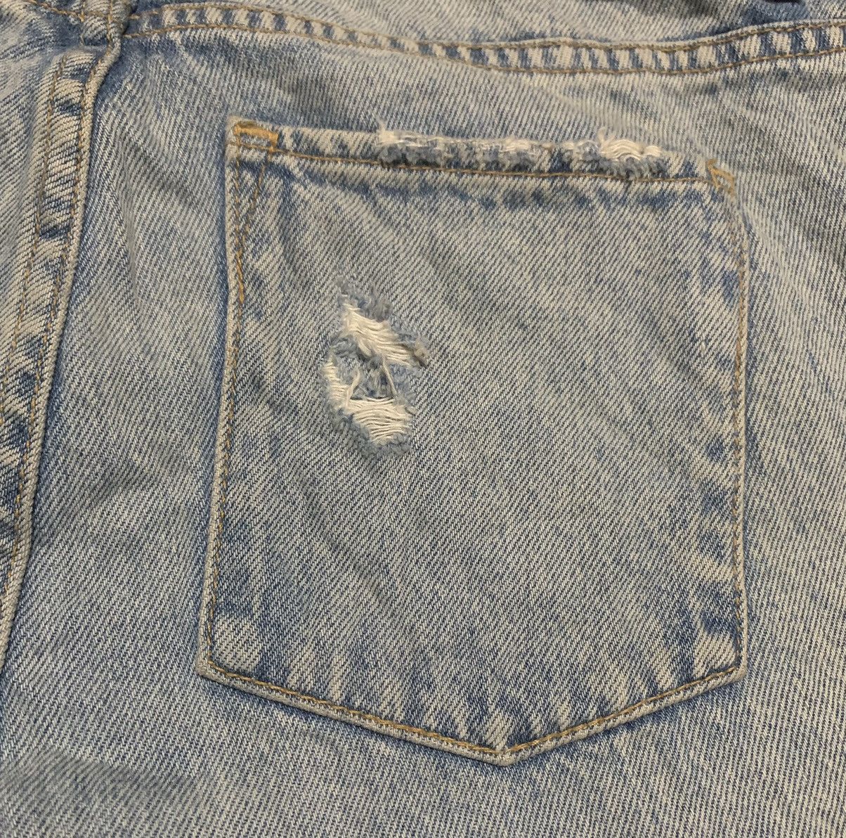 If Six Was Nine Vintage Alice + Olivia Distressed Punk Jeans Made In Usa Size US 28 / EU 44 - 4 Thumbnail