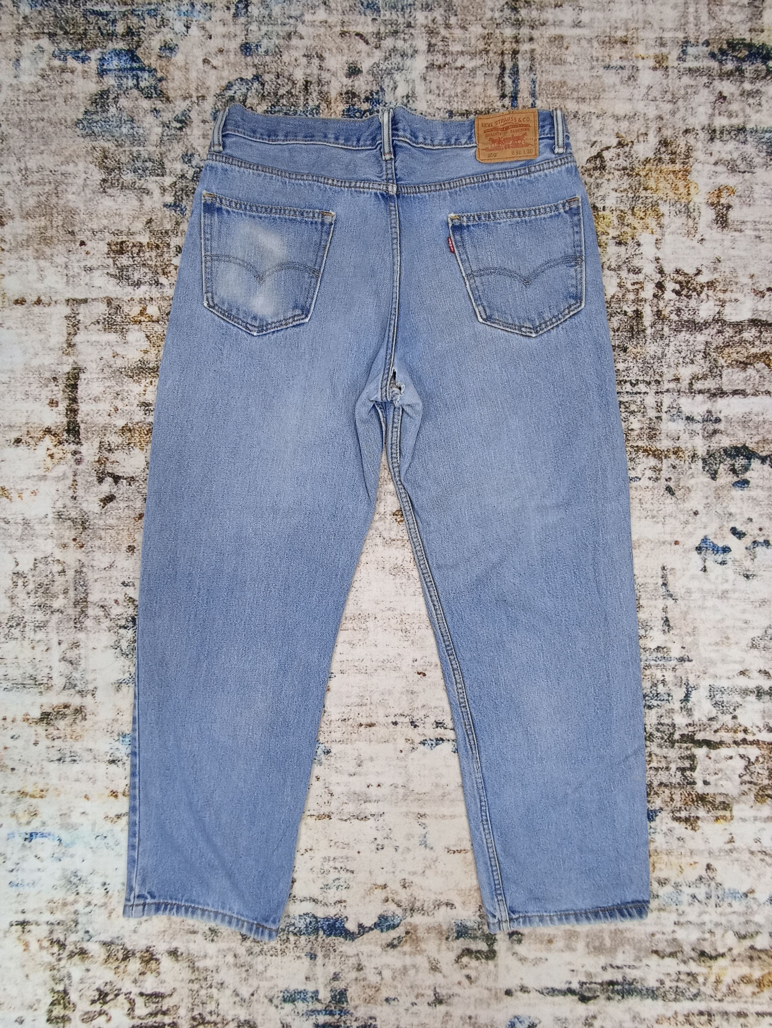 Jean × Levi's × Vintage Vintage Levi's 550 Blue Wash Jeans 36X30-J074 Size US 36 / EU 52 - 2 Thumbnail