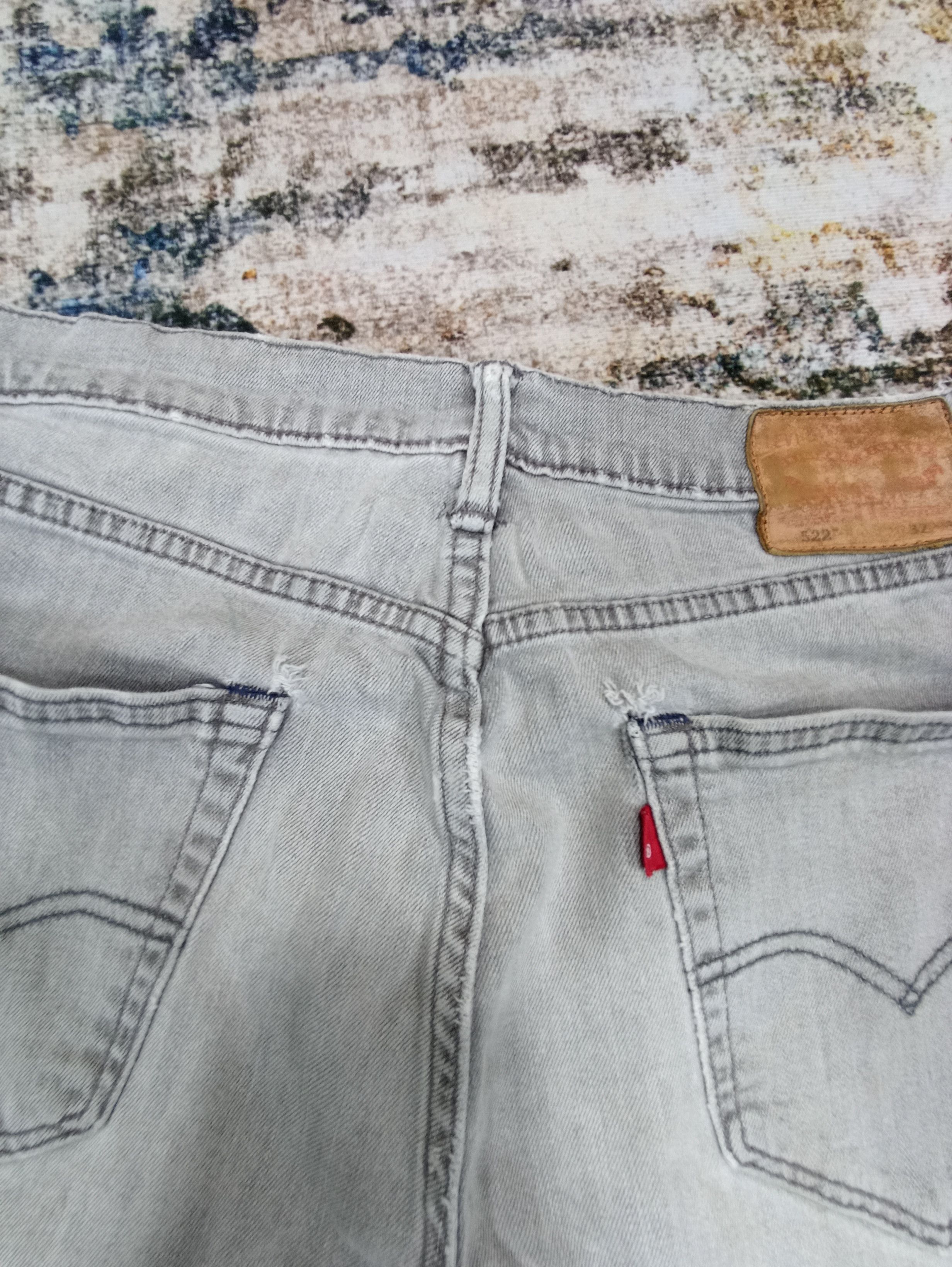 Jean × Levi's × Vintage VINTAGE LEVI’S 522 FADED GREY JEANS - J076 Size US 32 / EU 48 - 8 Thumbnail