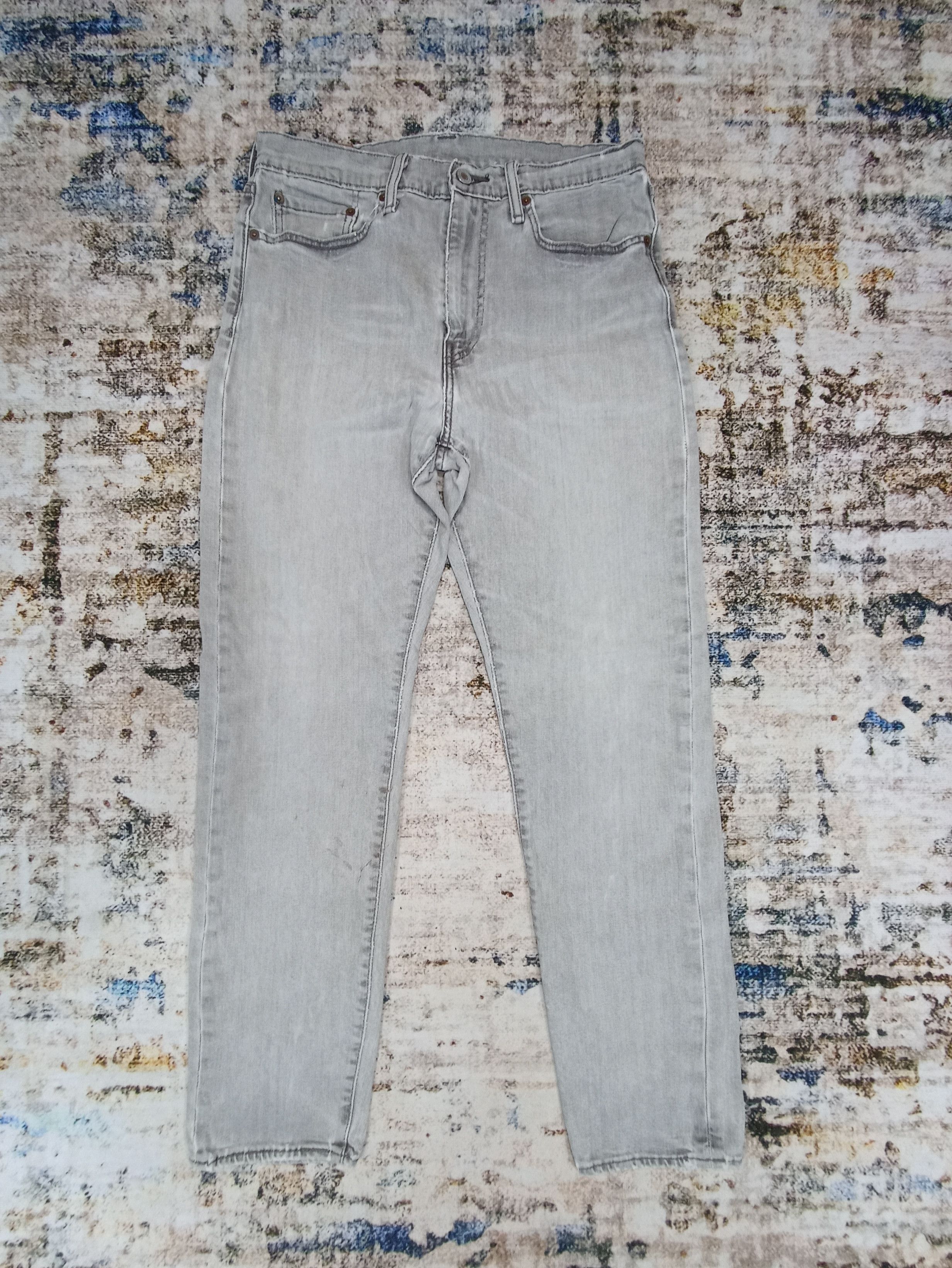 Jean × Levi's × Vintage VINTAGE LEVI’S 522 FADED GREY JEANS - J076 Size US 32 / EU 48 - 1 Thumbnail