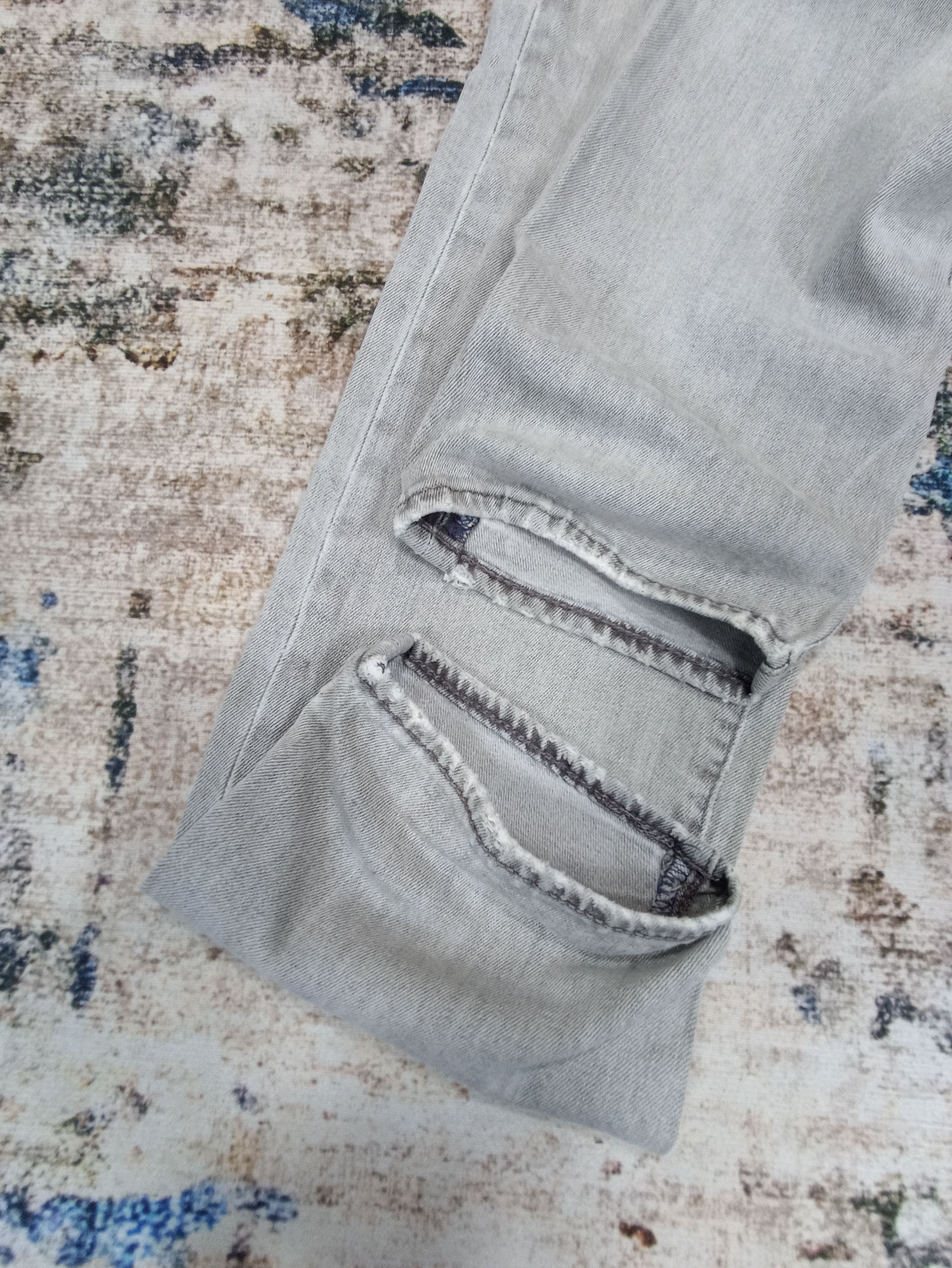 Jean × Levi's × Vintage VINTAGE LEVI’S 522 FADED GREY JEANS - J076 Size US 32 / EU 48 - 7 Thumbnail