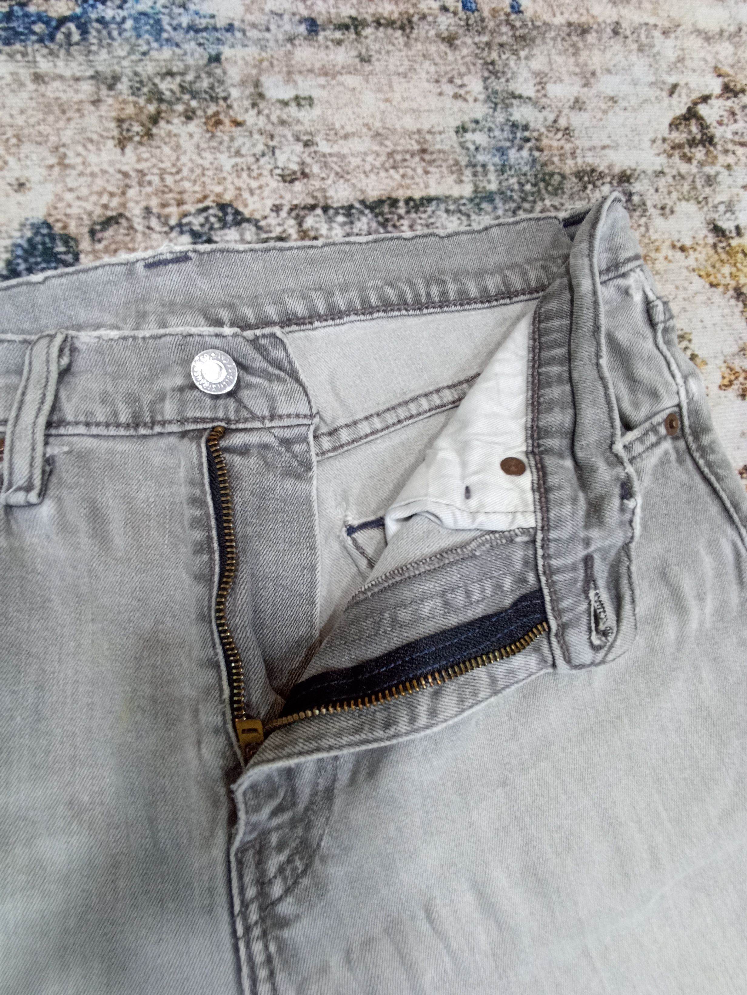 Jean × Levi's × Vintage VINTAGE LEVI’S 522 FADED GREY JEANS - J076 Size US 32 / EU 48 - 3 Thumbnail