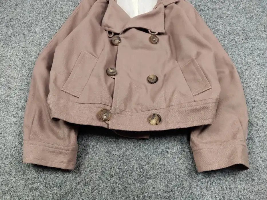 A.P.C. A.P.C. Paris Womens Double Breasted Cotton Short Coat Jacket Size S / US 4 / IT 40 - 4 Thumbnail