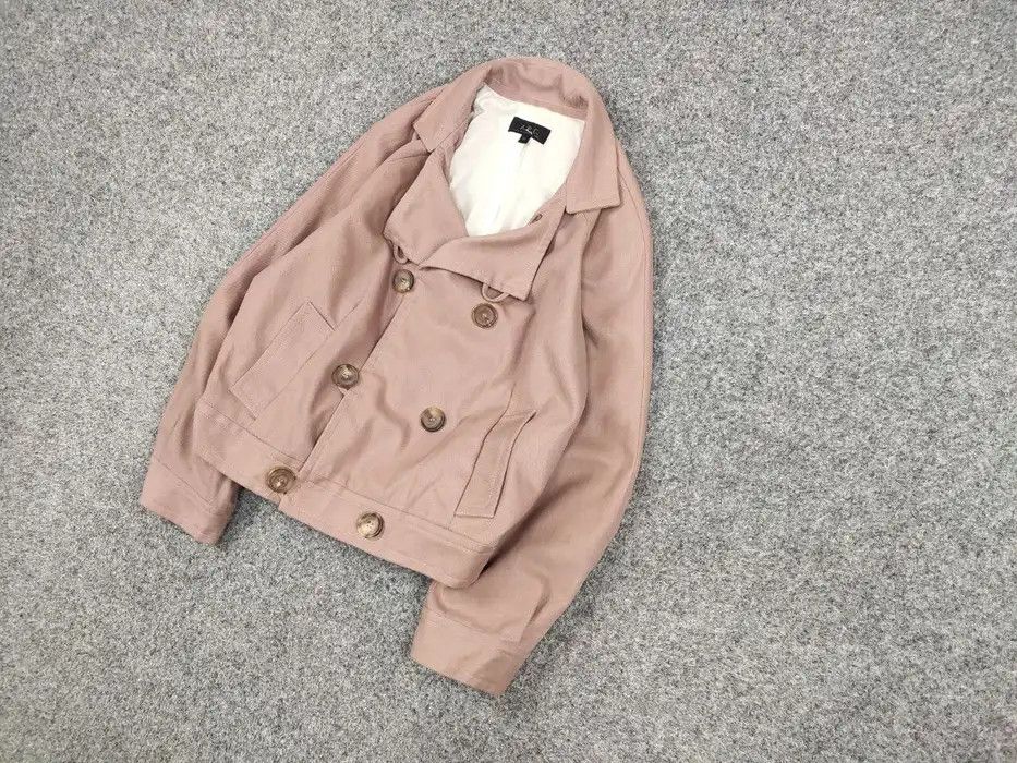 A.P.C. A.P.C. Paris Womens Double Breasted Cotton Short Coat Jacket Size S / US 4 / IT 40 - 2 Thumbnail