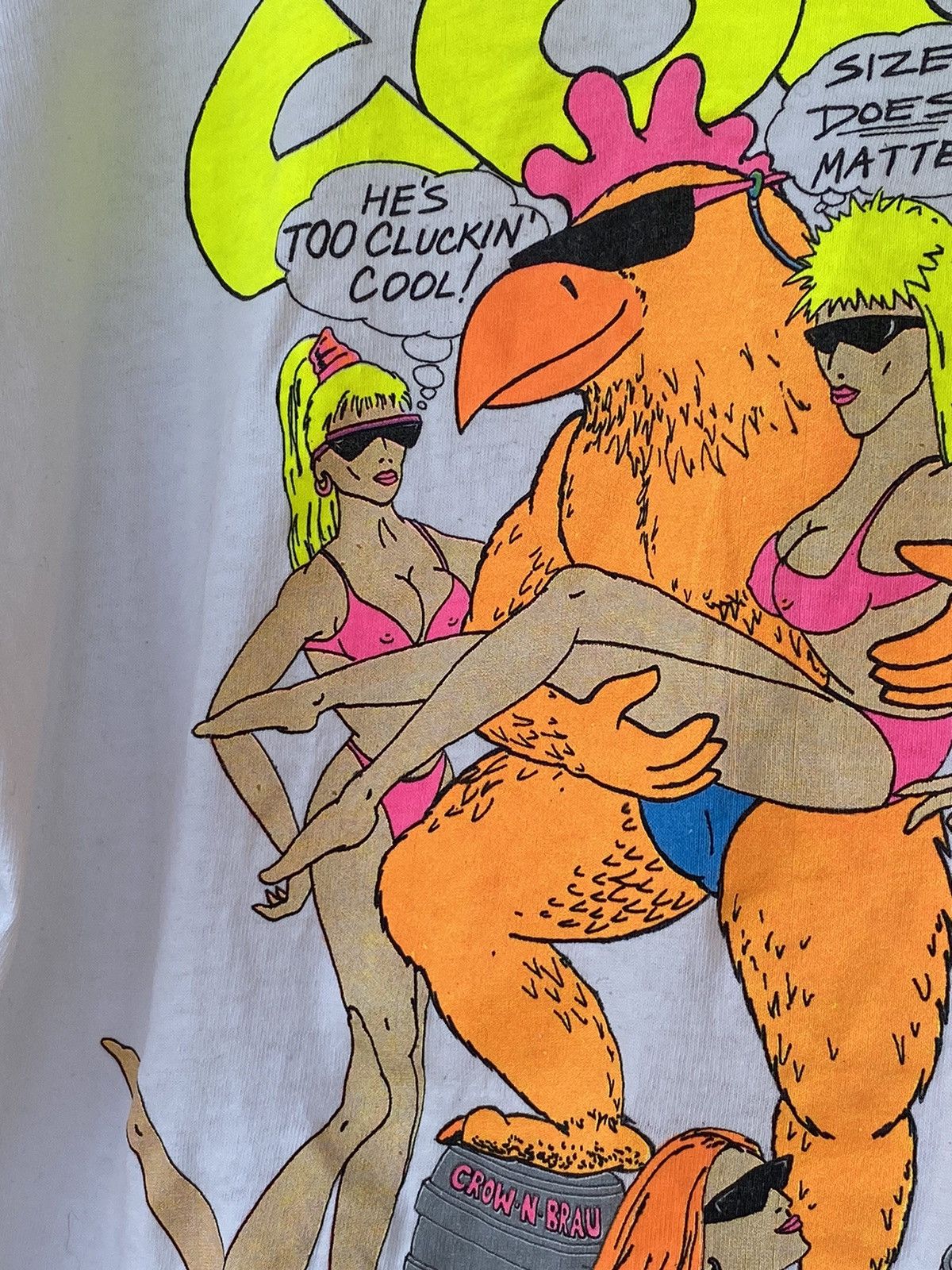 Other 1991 Super Cock vintage sex porno print muscle t-shirt tee Size US L / EU 52-54 / 3 - 6 Thumbnail