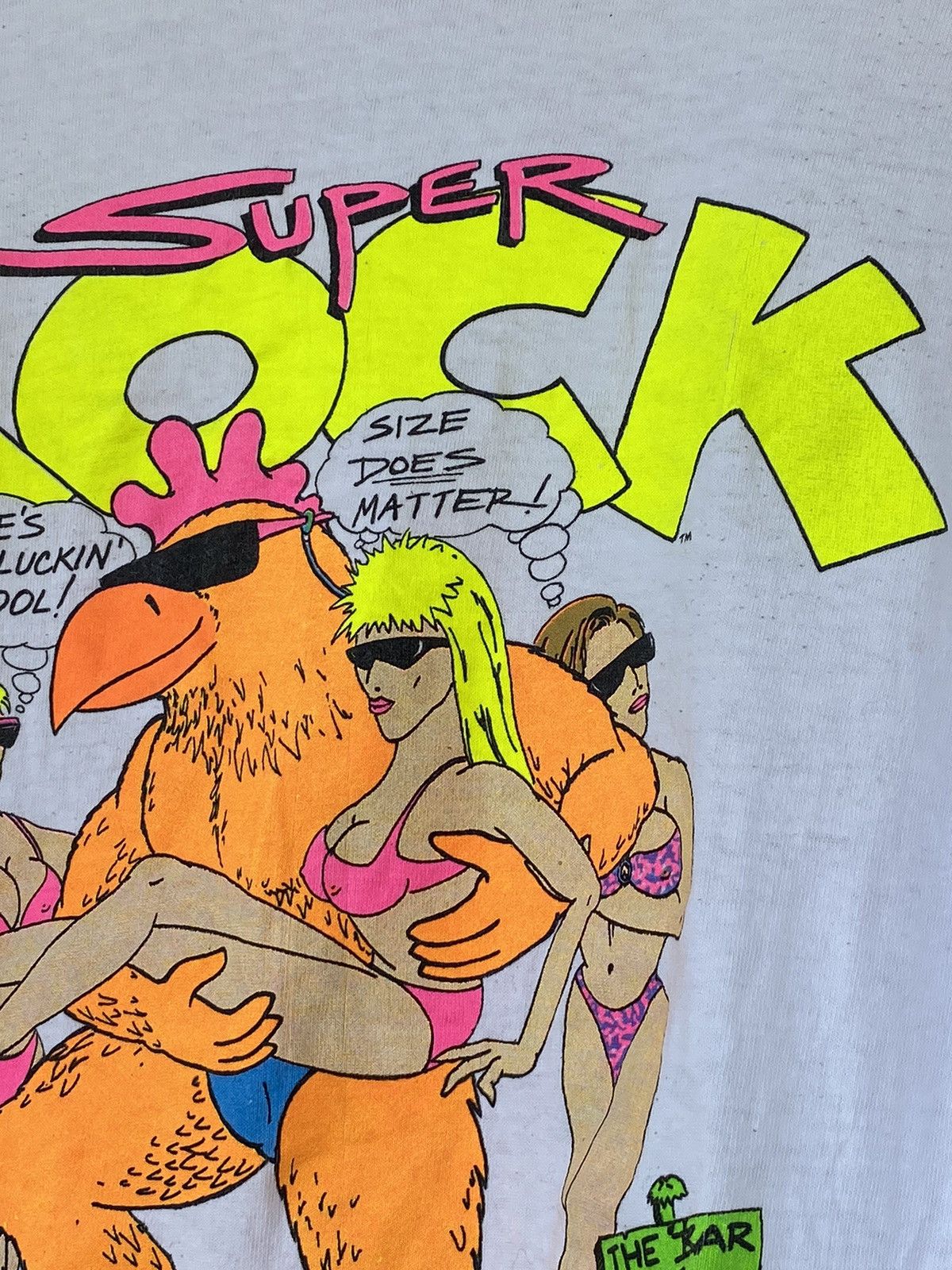 Other 1991 Super Cock vintage sex porno print muscle t-shirt tee Size US L / EU 52-54 / 3 - 5 Thumbnail