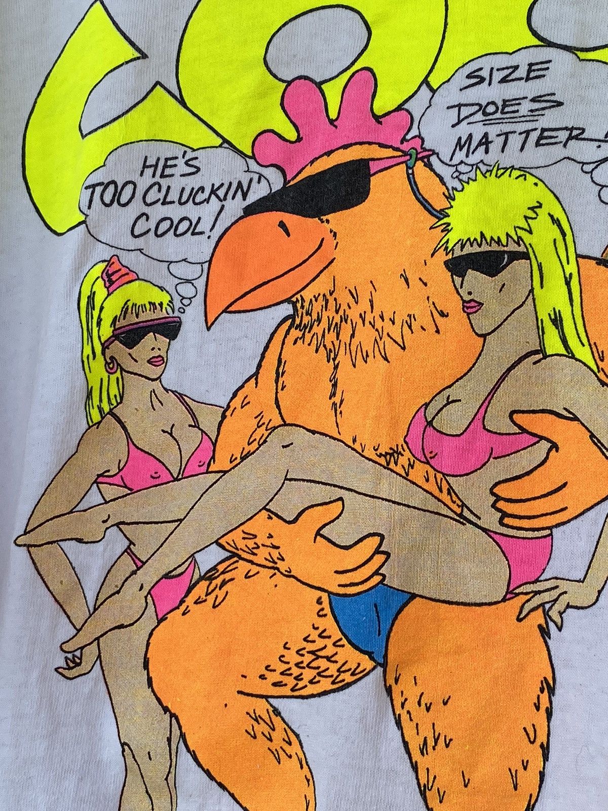 Other 1991 Super Cock vintage sex porno print muscle t-shirt tee Size US L / EU 52-54 / 3 - 4 Thumbnail