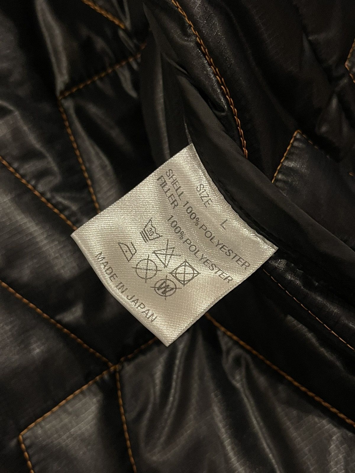 Vlone Vlone V Logo Black Orange Stitched Quilted Runway Jacket Size US L / EU 52-54 / 3 - 11 Thumbnail