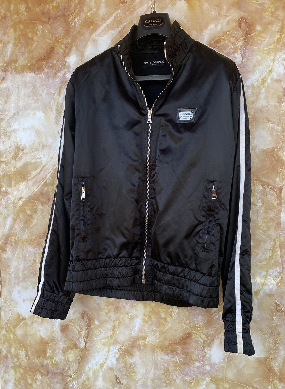 Dolce & Gabbana Dolce & Gabbana logo boxer bomber jacket track Size US L / EU 52-54 / 3 - 2 Thumbnail