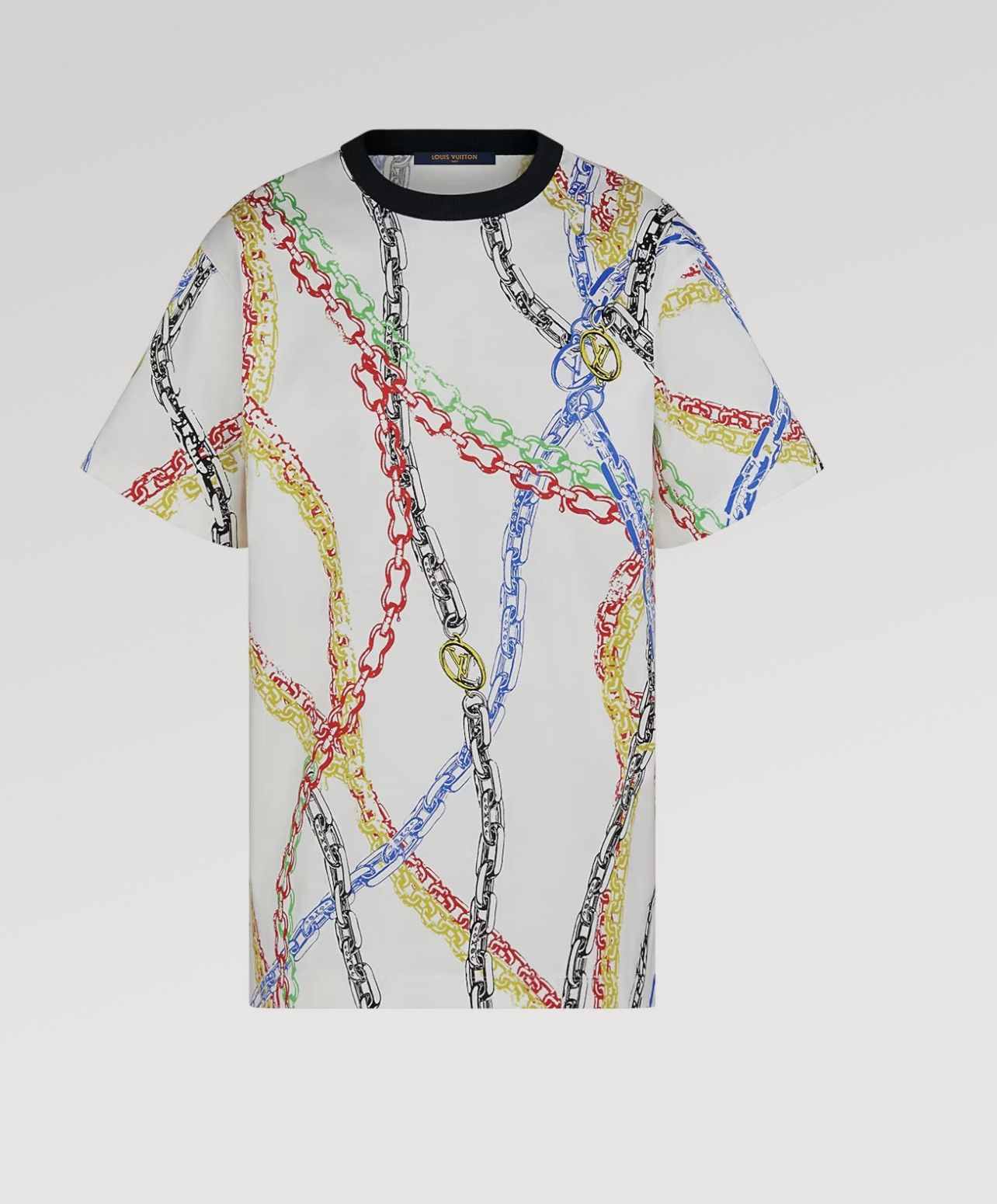 Louis Vuitton 1ABYHO Oversized LV Chain T-Shirt