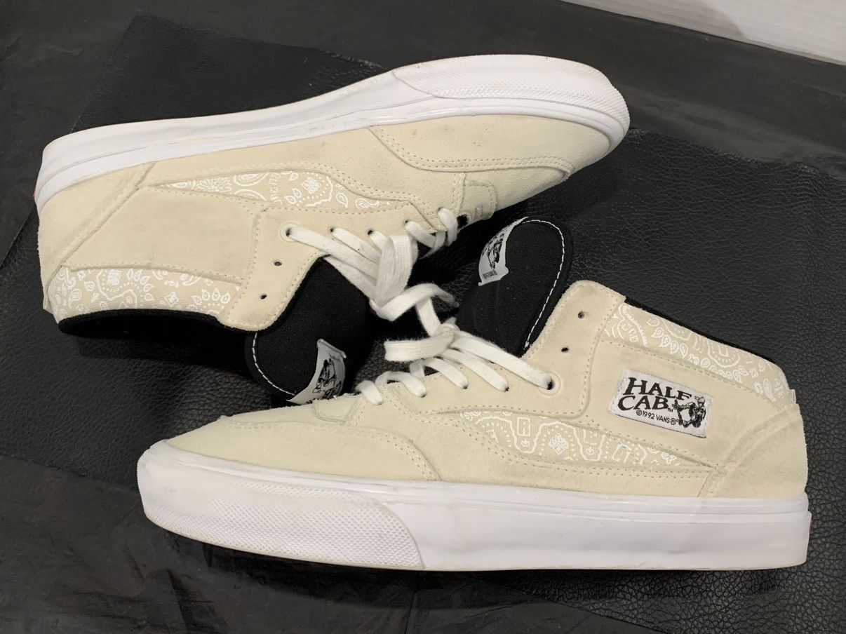 Vans Baker Skateboard Tan Half Cab Suede Mid 992 Size 12 US