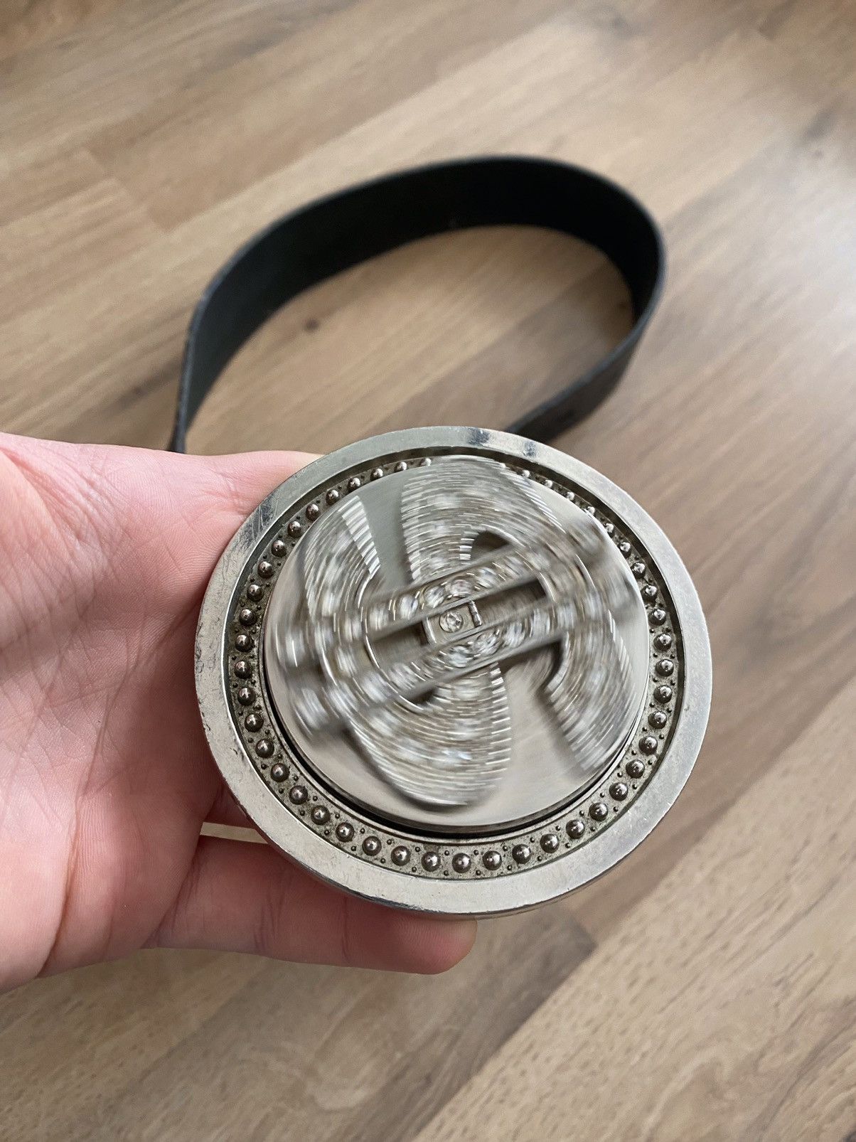 Vintage 90s Drip Rap Dollar Leather Belt y2k Size ONE SIZE - 7 Thumbnail