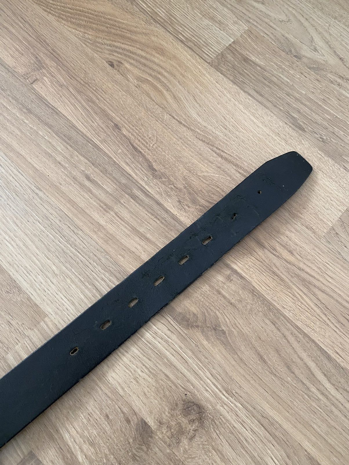 Vintage 90s Drip Rap Dollar Leather Belt y2k Size ONE SIZE - 12 Thumbnail