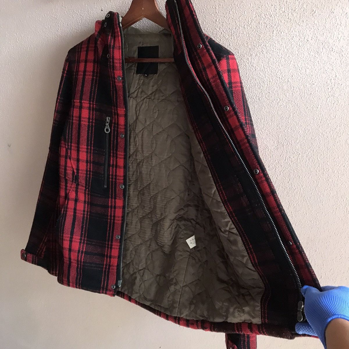 Seditionaries × Yohji Yamamoto Paranoid XS plaid seditionaries hooded jacket yohji yamanoto Size US XS / EU 42 / 0 - 13 Thumbnail