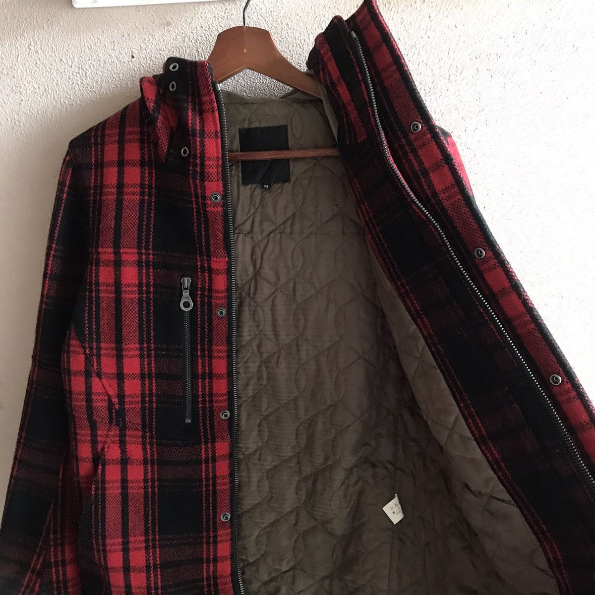 Seditionaries × Yohji Yamamoto Paranoid XS plaid seditionaries hooded jacket yohji yamanoto Size US XS / EU 42 / 0 - 14 Thumbnail
