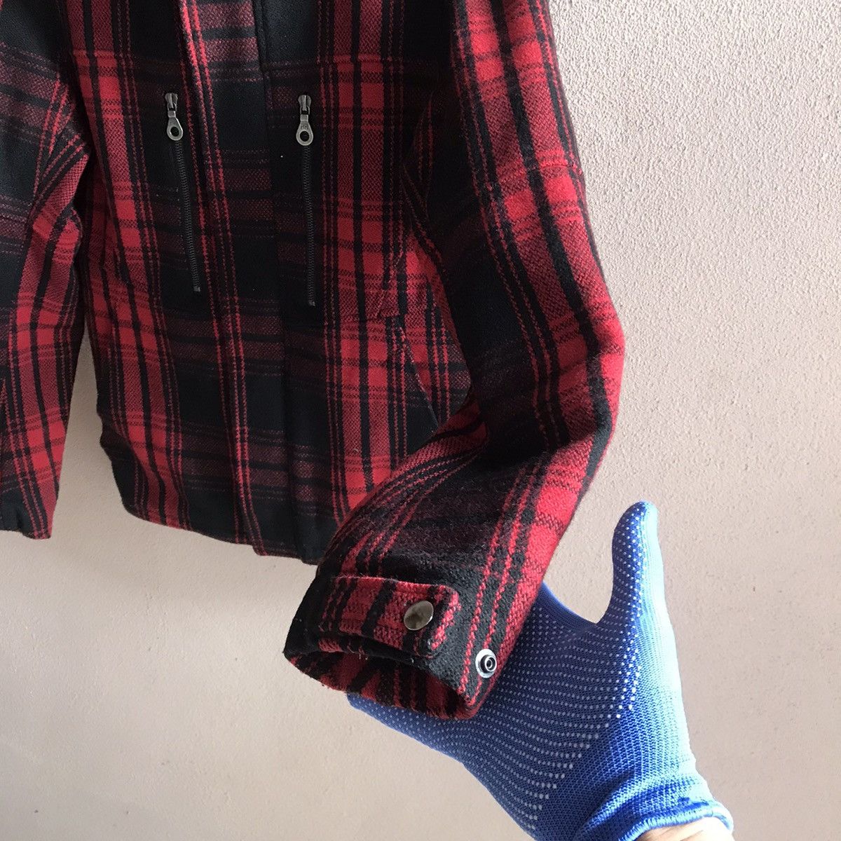 Seditionaries × Yohji Yamamoto Paranoid XS plaid seditionaries hooded jacket yohji yamanoto Size US XS / EU 42 / 0 - 6 Thumbnail