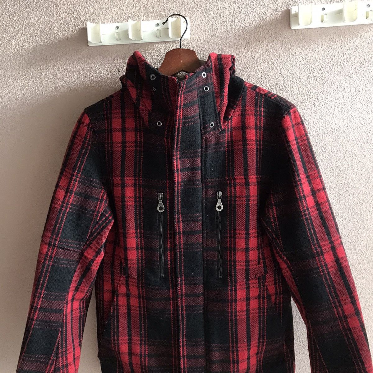 Seditionaries × Yohji Yamamoto Paranoid XS plaid seditionaries hooded jacket yohji yamanoto Size US XS / EU 42 / 0 - 4 Thumbnail