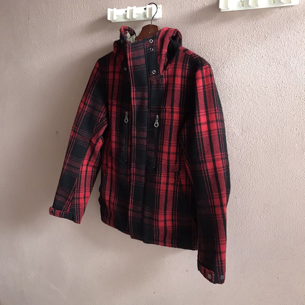 Seditionaries × Yohji Yamamoto Paranoid XS plaid seditionaries hooded jacket yohji yamanoto Size US XS / EU 42 / 0 - 2 Thumbnail