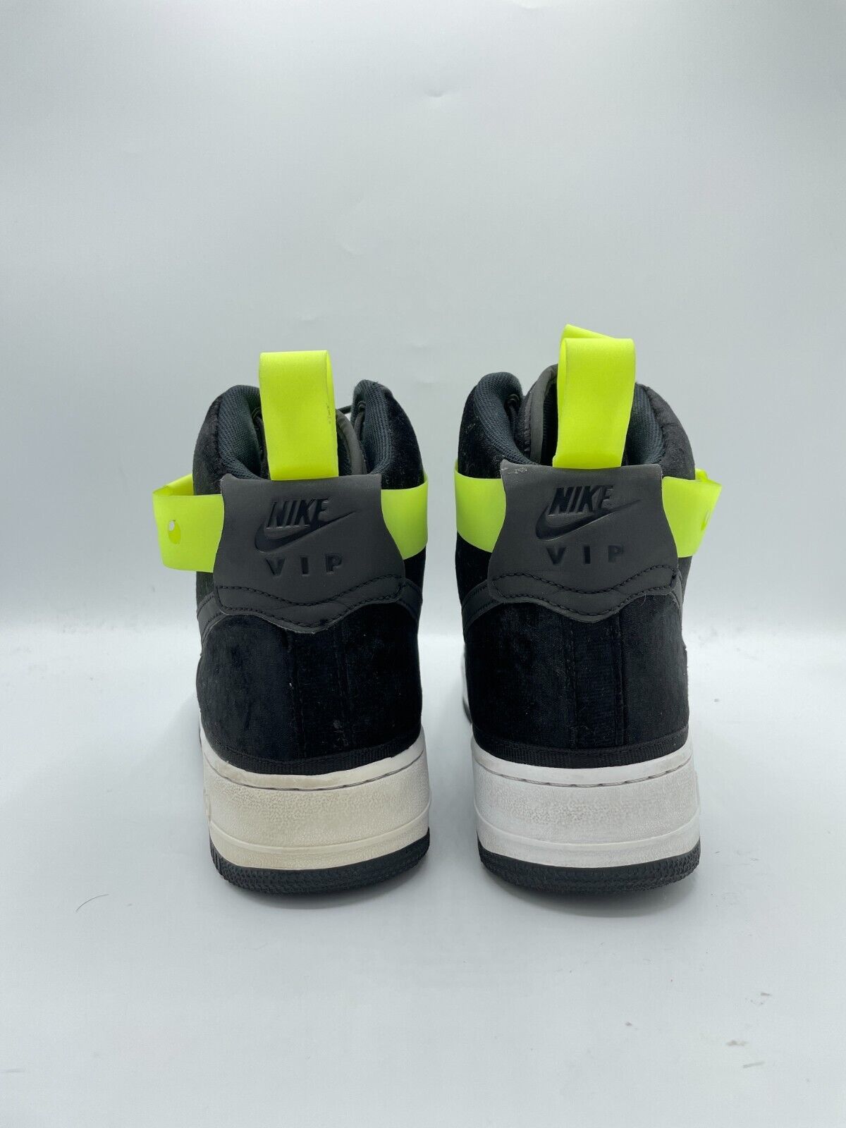 Nike MAGIC STICK x Nike Air Force 1 Velour Black VIP Yellow Volt Size US 9 / EU 42 - 5 Thumbnail