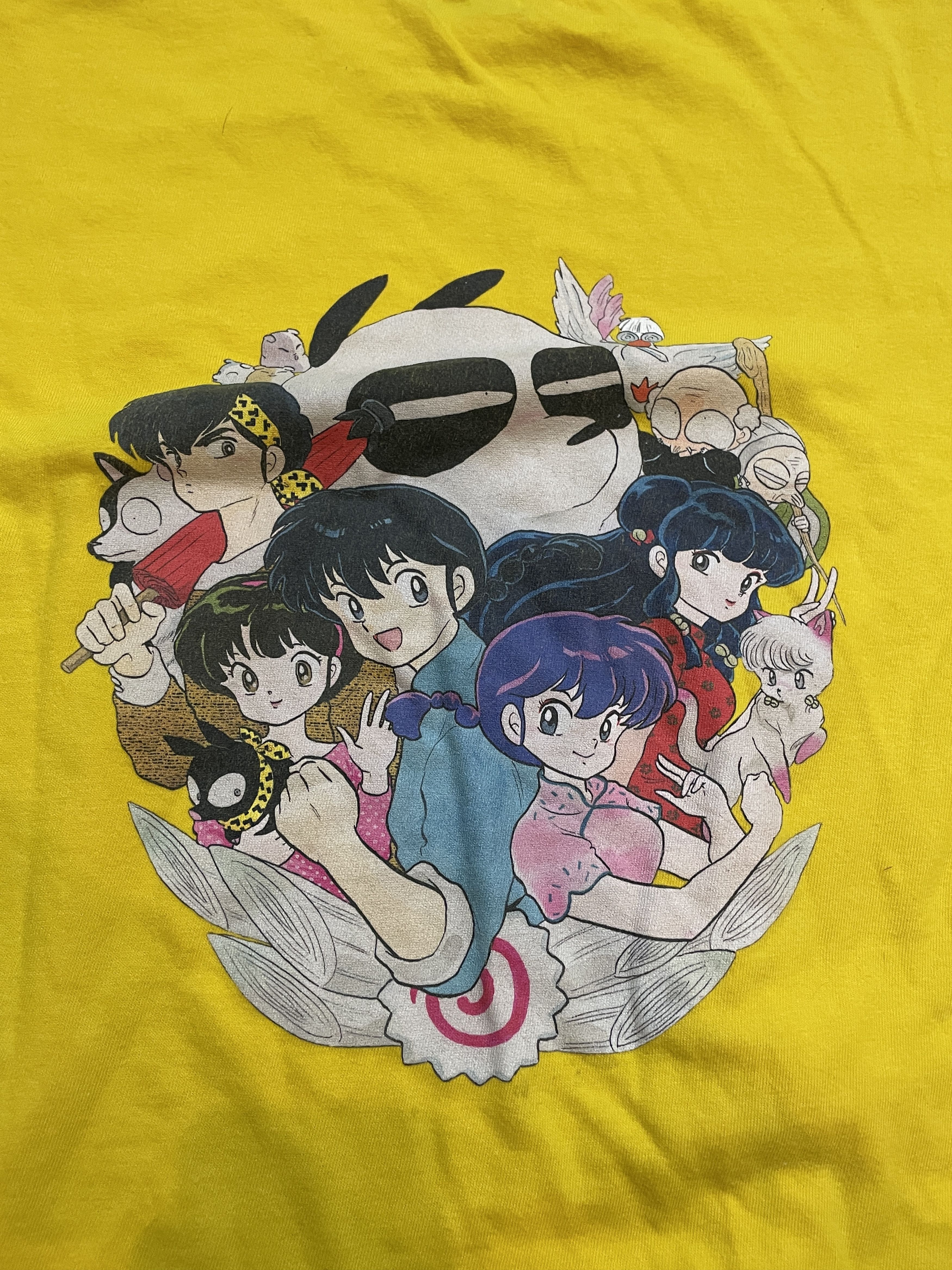 Japanese Brand Vintage Ranma 1/2 Anime Tee Yellow Size US M / EU 48-50 / 2 - 2 Thumbnail