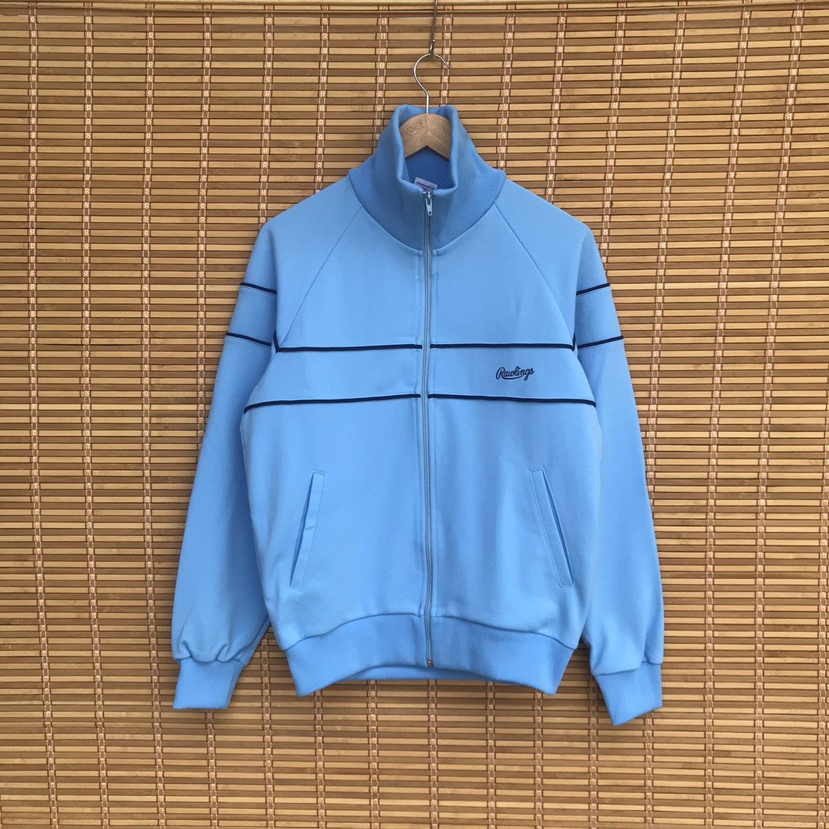 Asics × Vintage Vintage Asics X Rawlings 80s tracksuit sweater Size US M / EU 48-50 / 2 - 2 Thumbnail