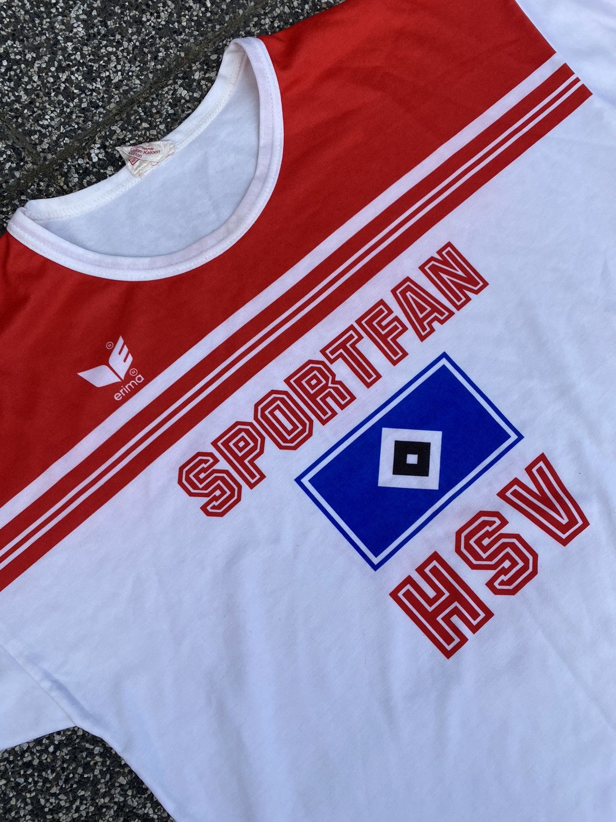 Erima × Vintage Vintage 80s Erima hamburger SV sportfan soccer jersey Size US L / EU 52-54 / 3 - 3 Thumbnail