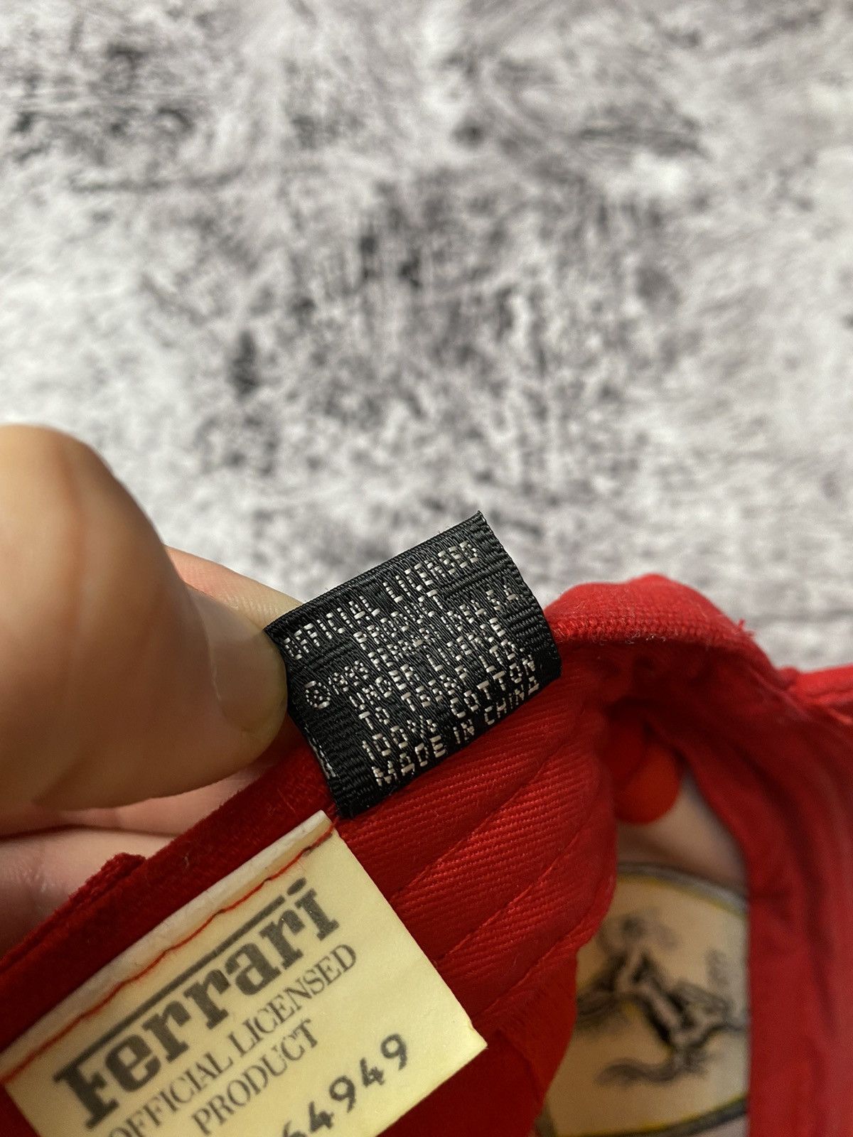 Ferrari Ferrari Red Vintage og 1999 cap Size ONE SIZE - 4 Thumbnail