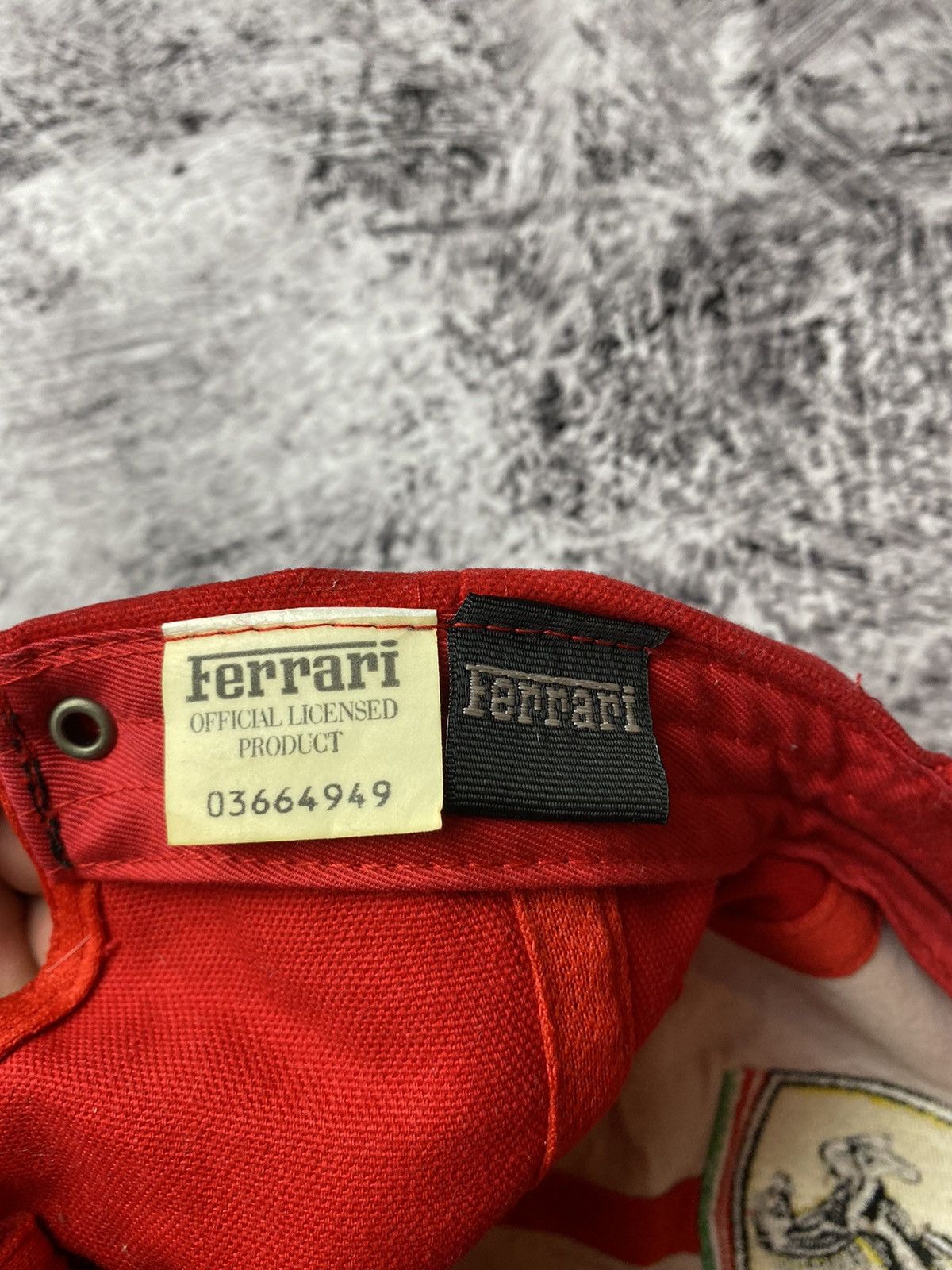 Ferrari Ferrari Red Vintage og 1999 cap Size ONE SIZE - 3 Thumbnail