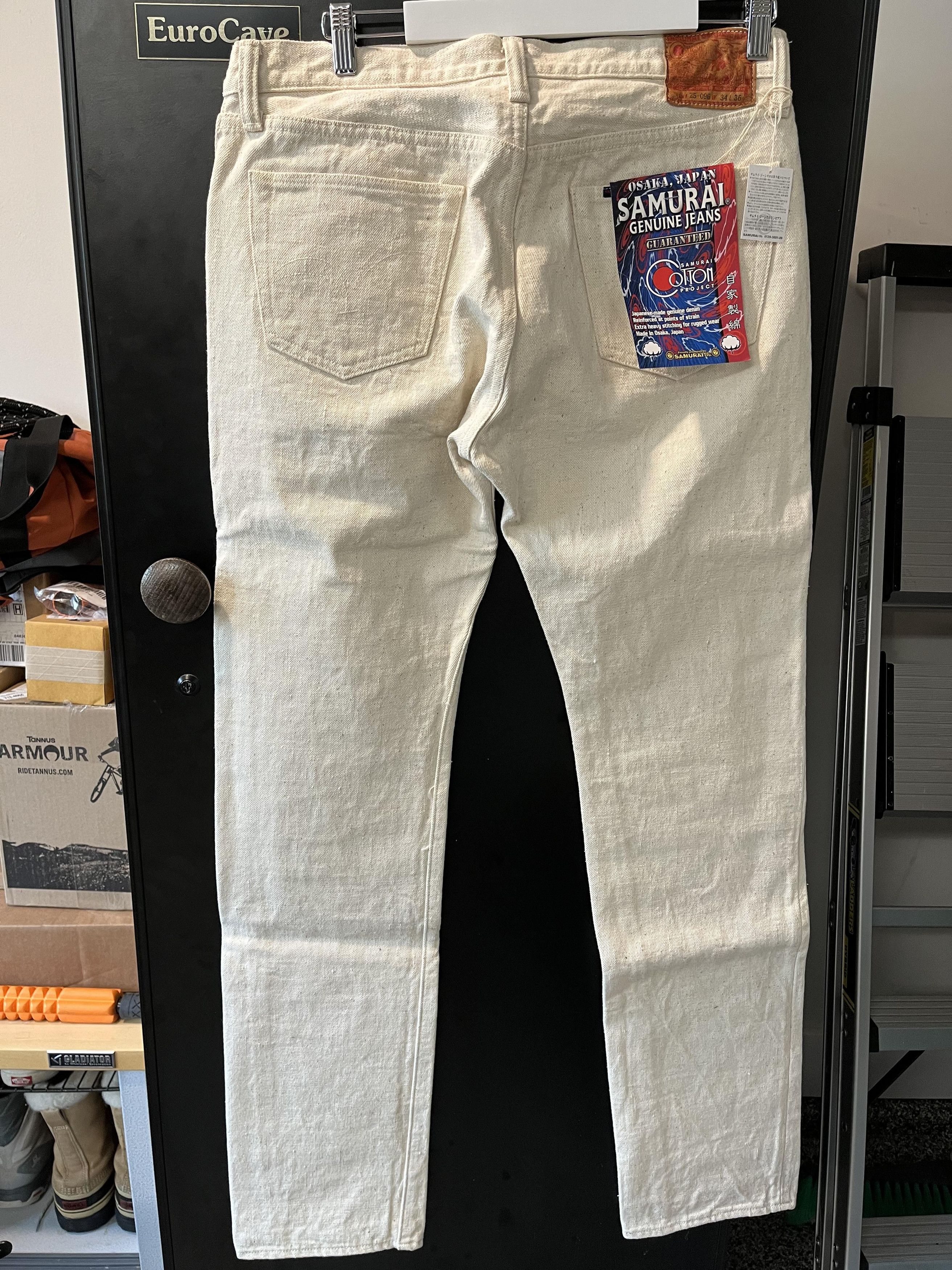 Samurai Jeans Samurai Cotton Project 18oz Ecru S710SC-KI