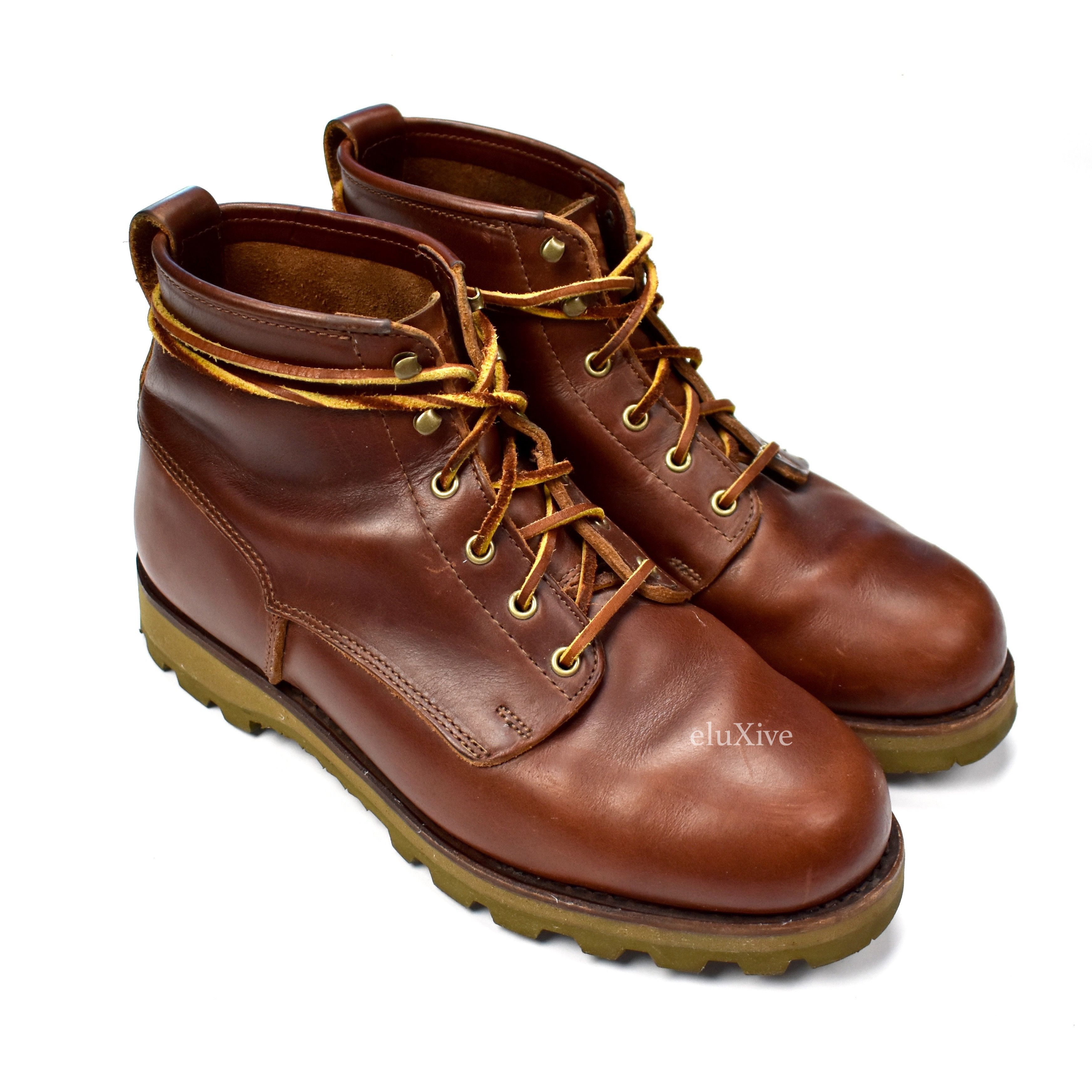 Eastland Brown Horween Leather Boots Made in Maine Grailed