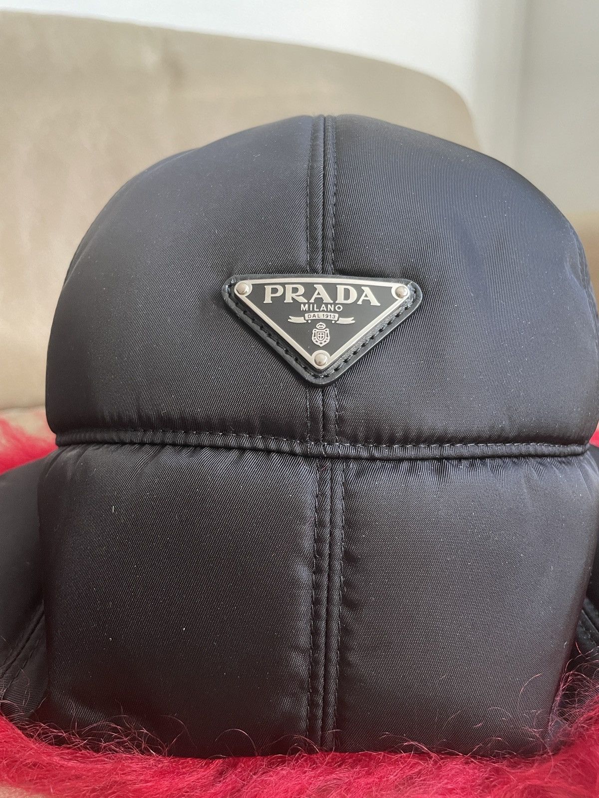 Prada Prada Faux Fur Hat/Trapper Size ONE SIZE - 6 Thumbnail