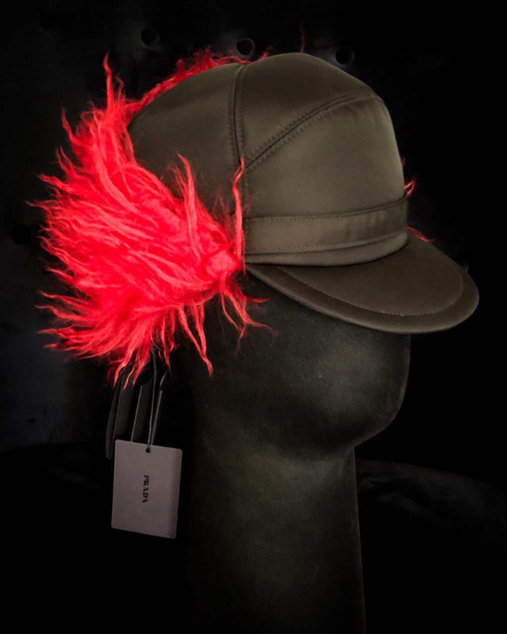 Prada Prada Faux Fur Hat/Trapper Size ONE SIZE - 10 Thumbnail