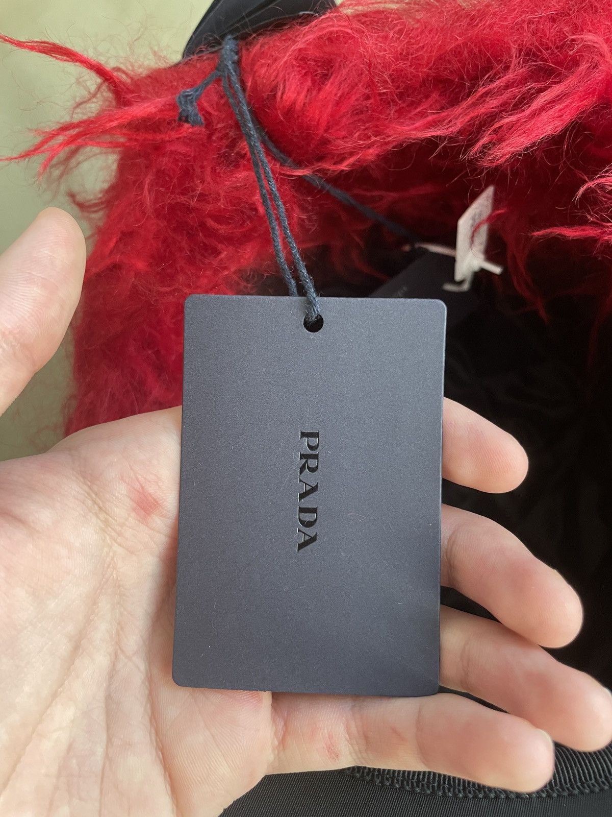 Prada Prada Faux Fur Hat/Trapper Size ONE SIZE - 14 Thumbnail