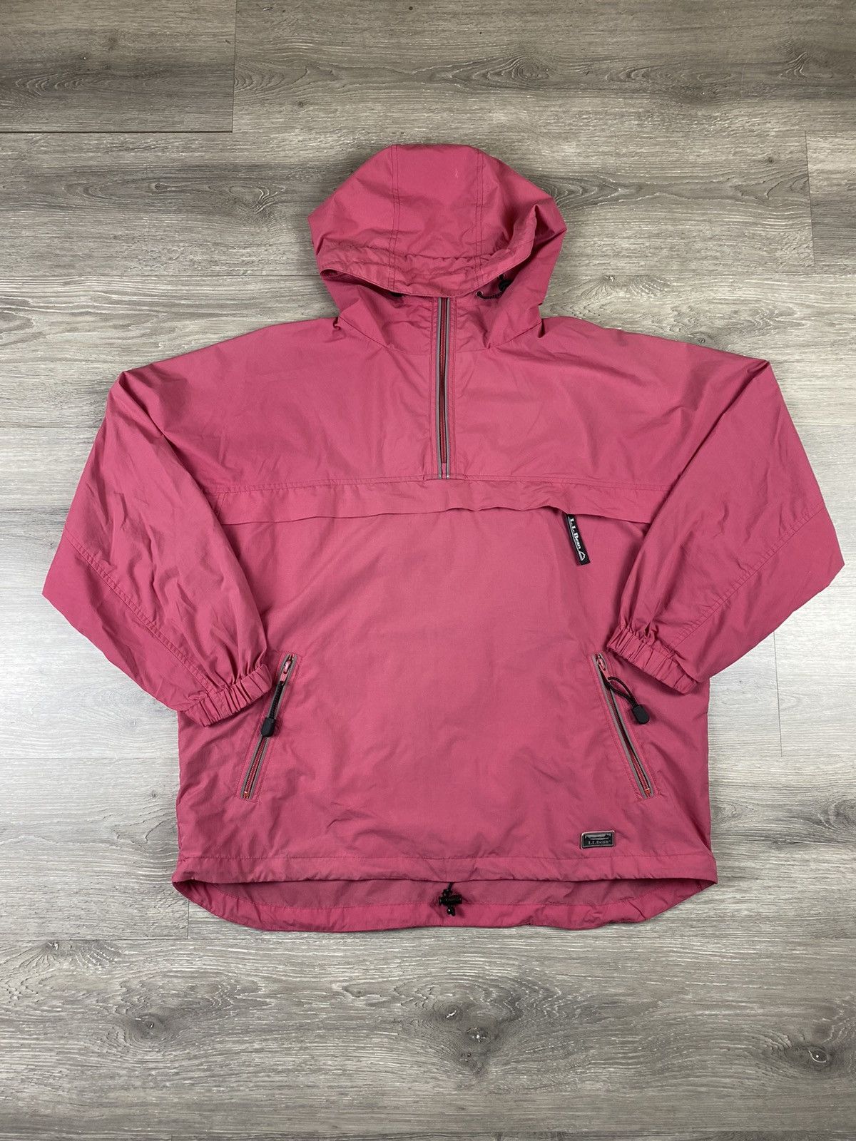 L.L. Bean Vintage L.L Bean 1/2 Zip PullOver Hoodie Anorak Jacket Size M / US 6-8 / IT 42-44 - 1 Thumbnail