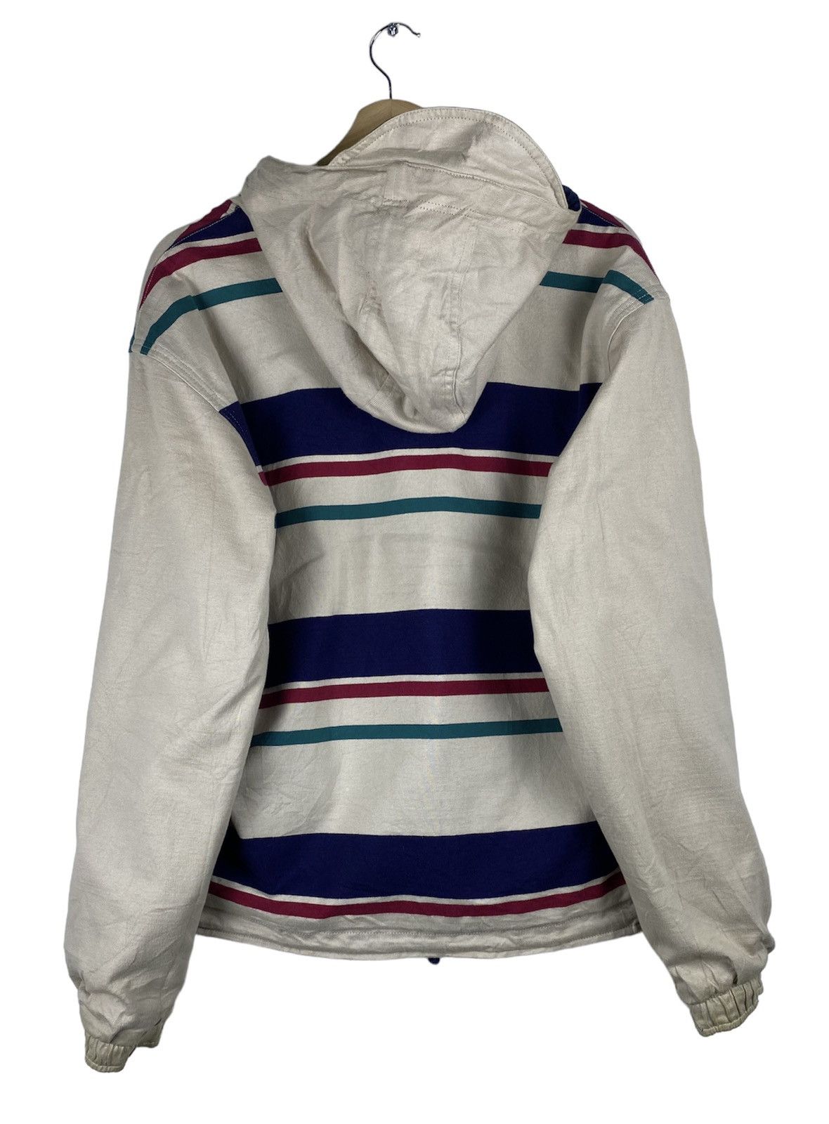 L.L. Bean Vintage L.L Beans Riversable Hoodie Stripes Jacket Size US S / EU 44-46 / 1 - 4 Thumbnail