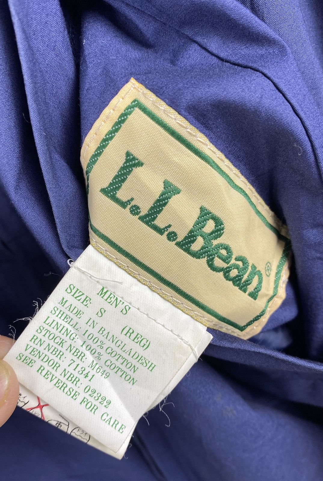 L.L. Bean Vintage L.L Beans Riversable Hoodie Stripes Jacket Size US S / EU 44-46 / 1 - 8 Thumbnail