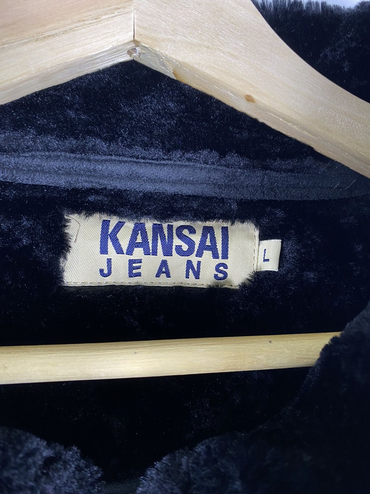 Kansai Yamamoto OFFER 🔥 KANSAI YAMAMOTO SHEARLING SUEDE LEATHER JACKET Size US L / EU 52-54 / 3 - 4 Thumbnail